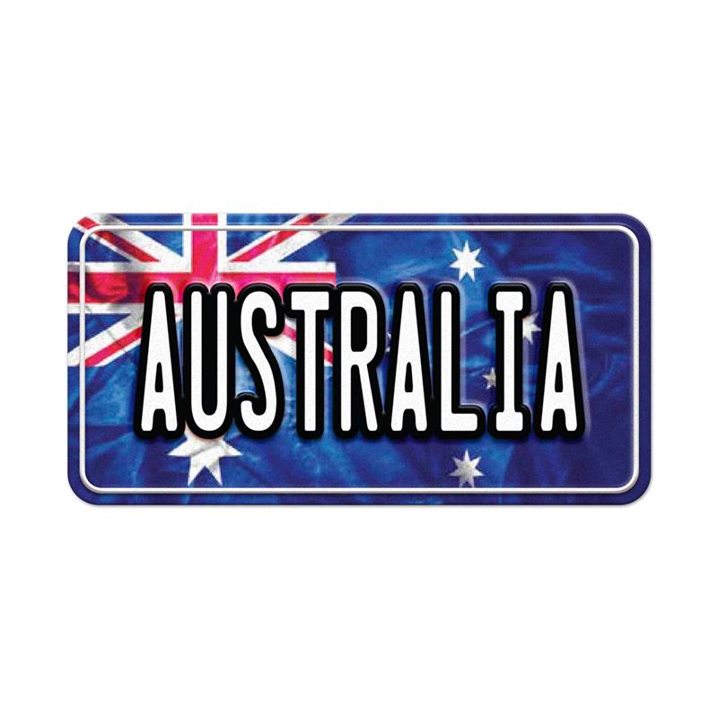 Number Plate Magnet - Australia Flag