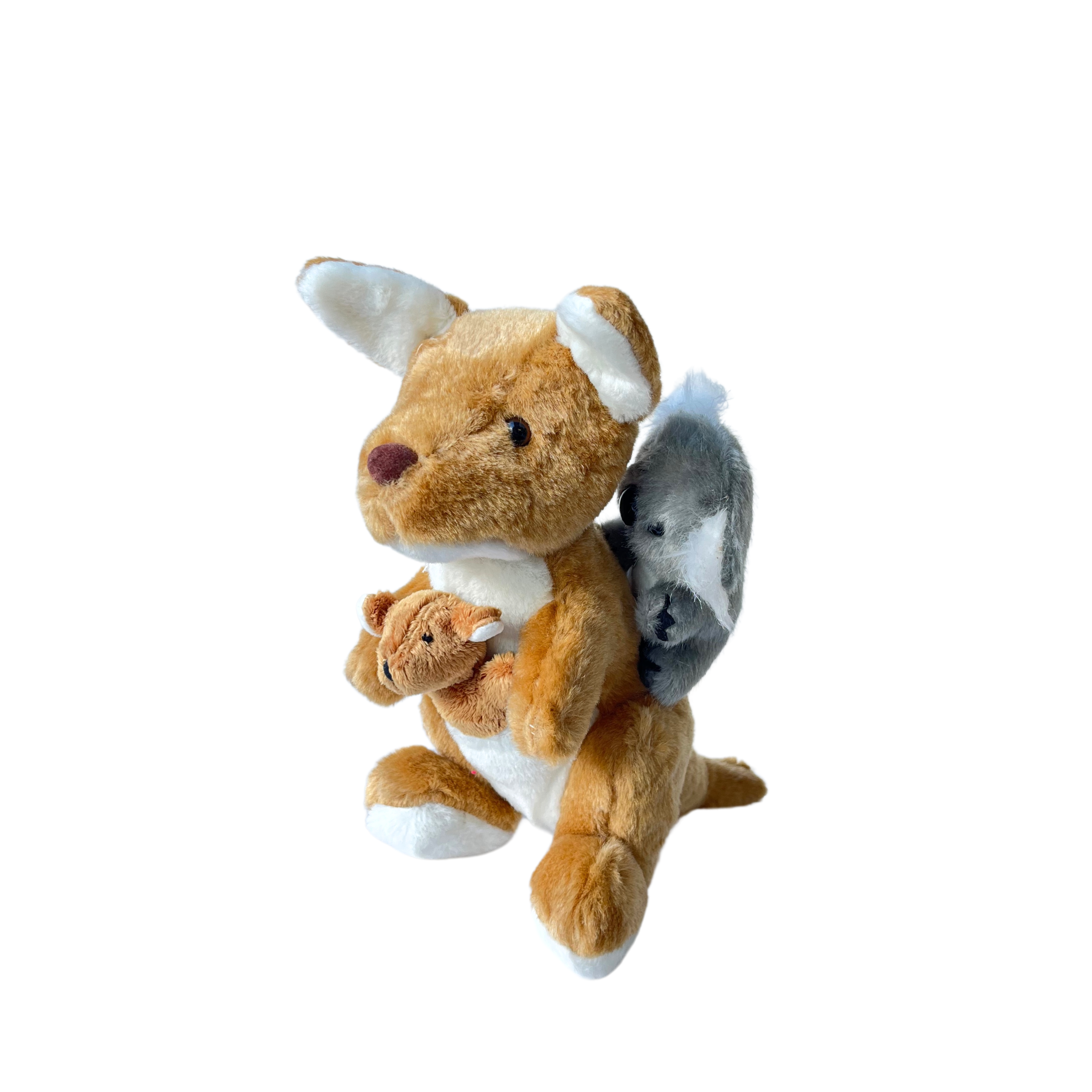 Plush Kangaroo with Koala