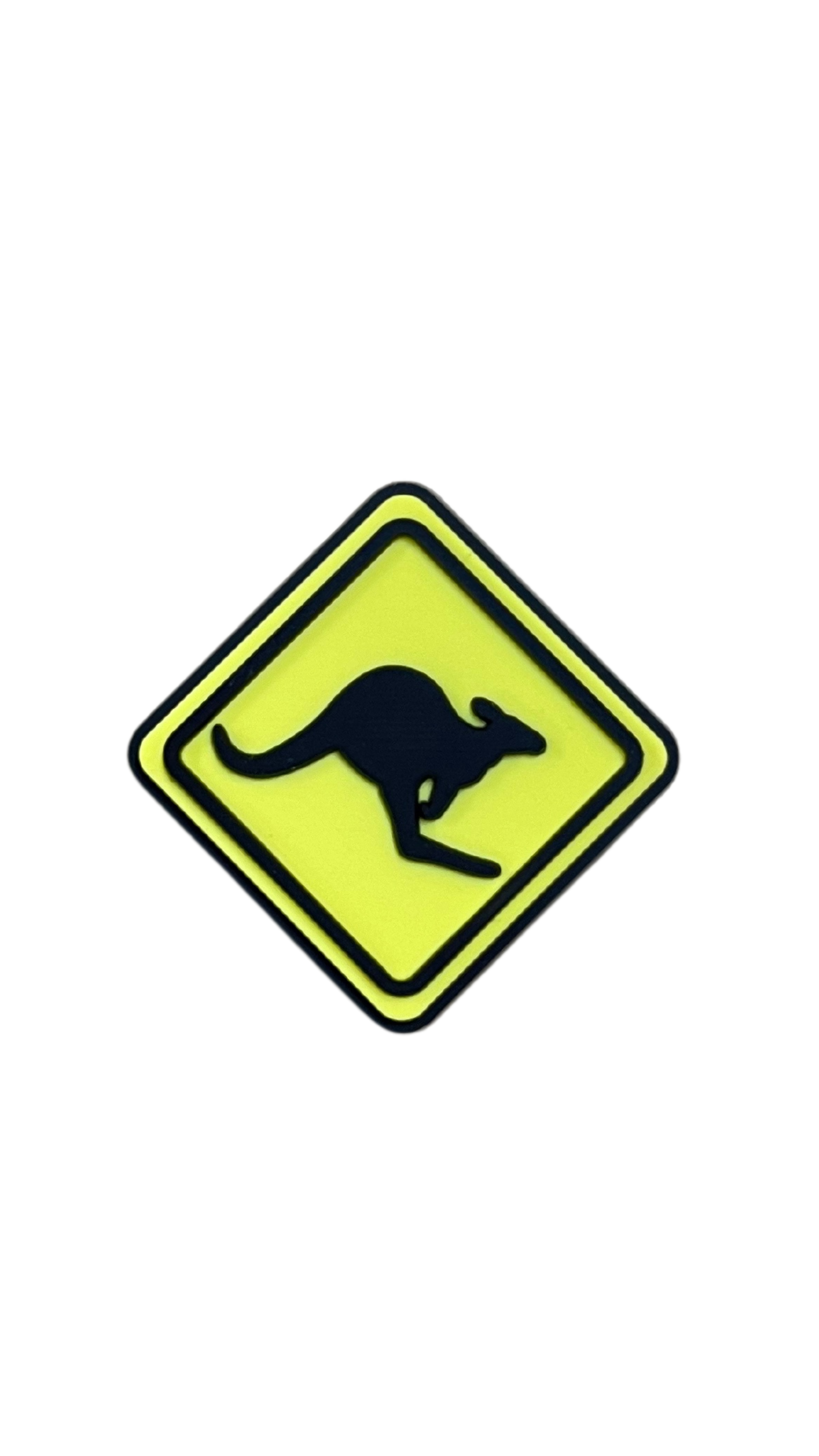 Shoe Charm - Kangaroo Road Sign - Wilmot Harvey