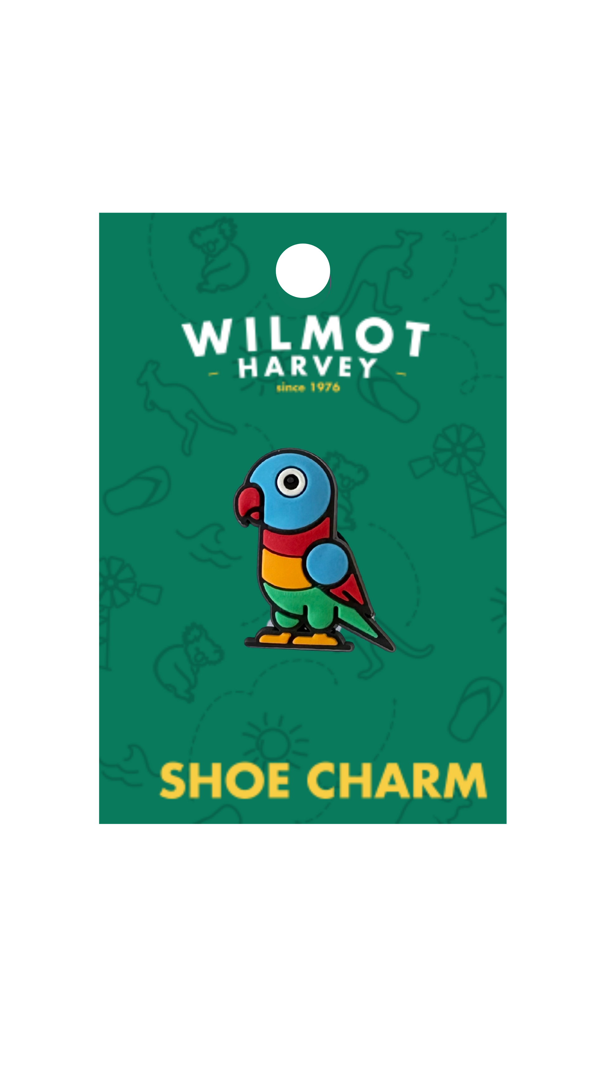 Shoe Charm - Rainbow Lorikeet - Wilmot Harvey