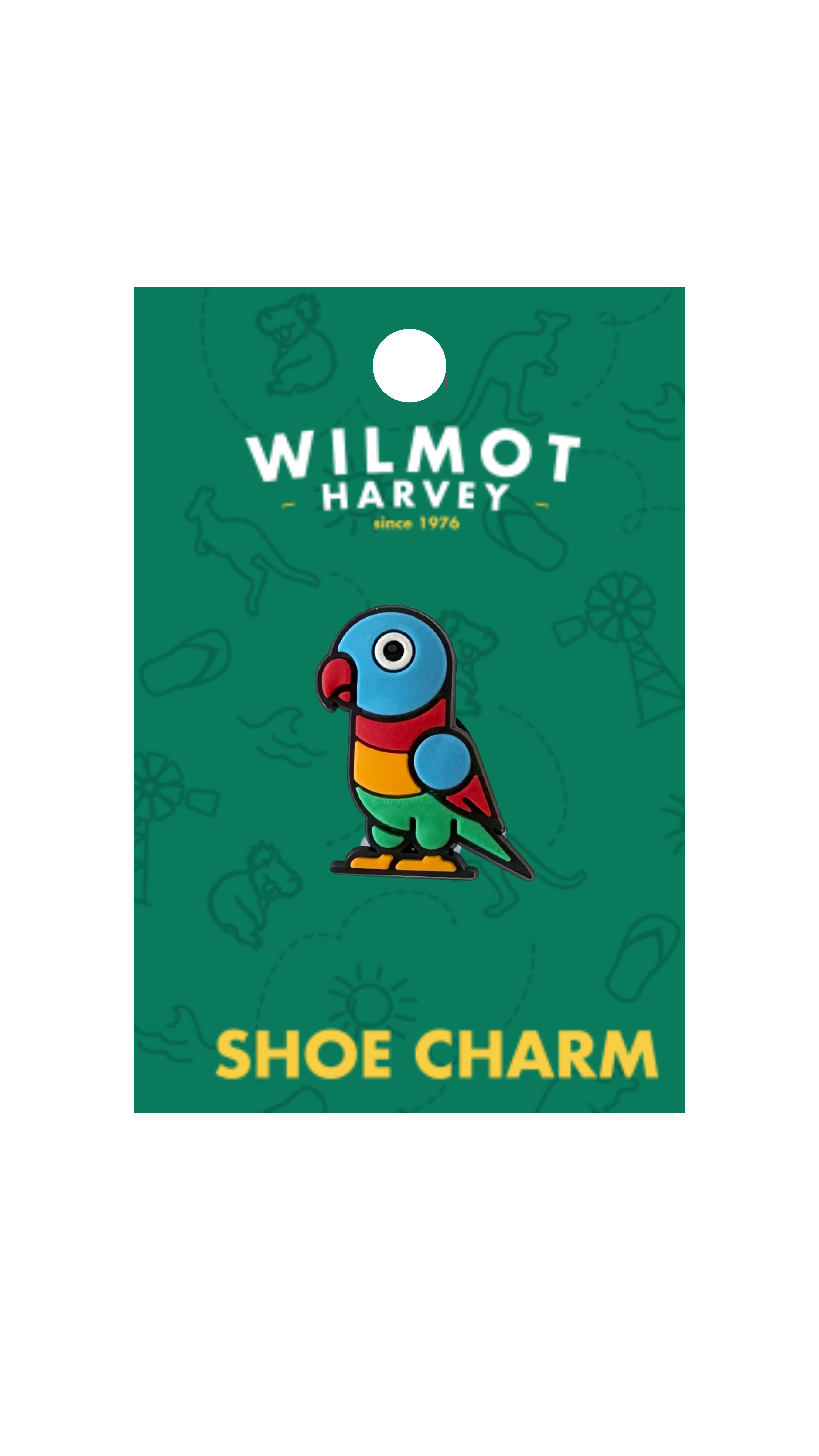 Shoe Charm - Rainbow Lorikeet - Wilmot Harvey