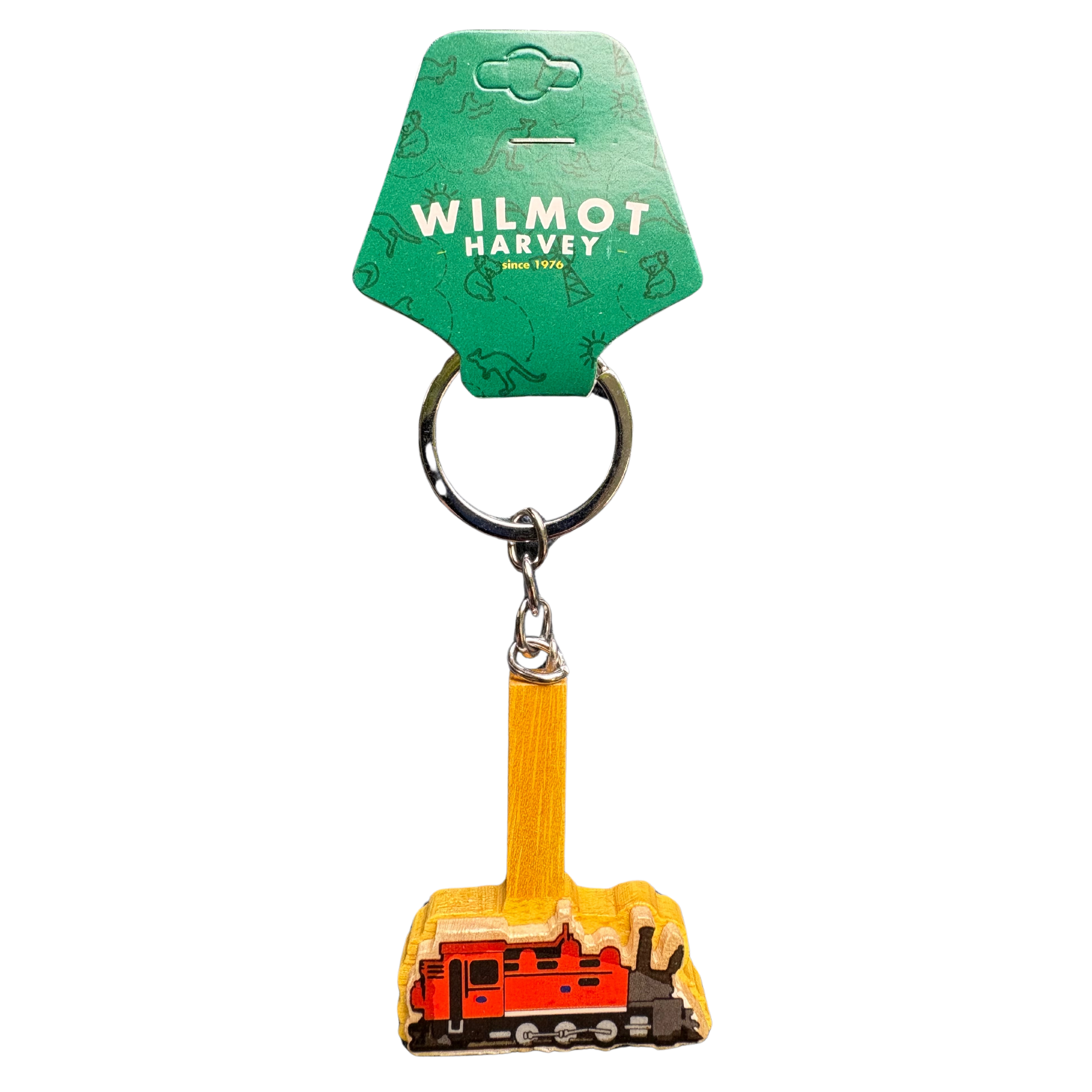Timber Keyring - Alphabet Train Range