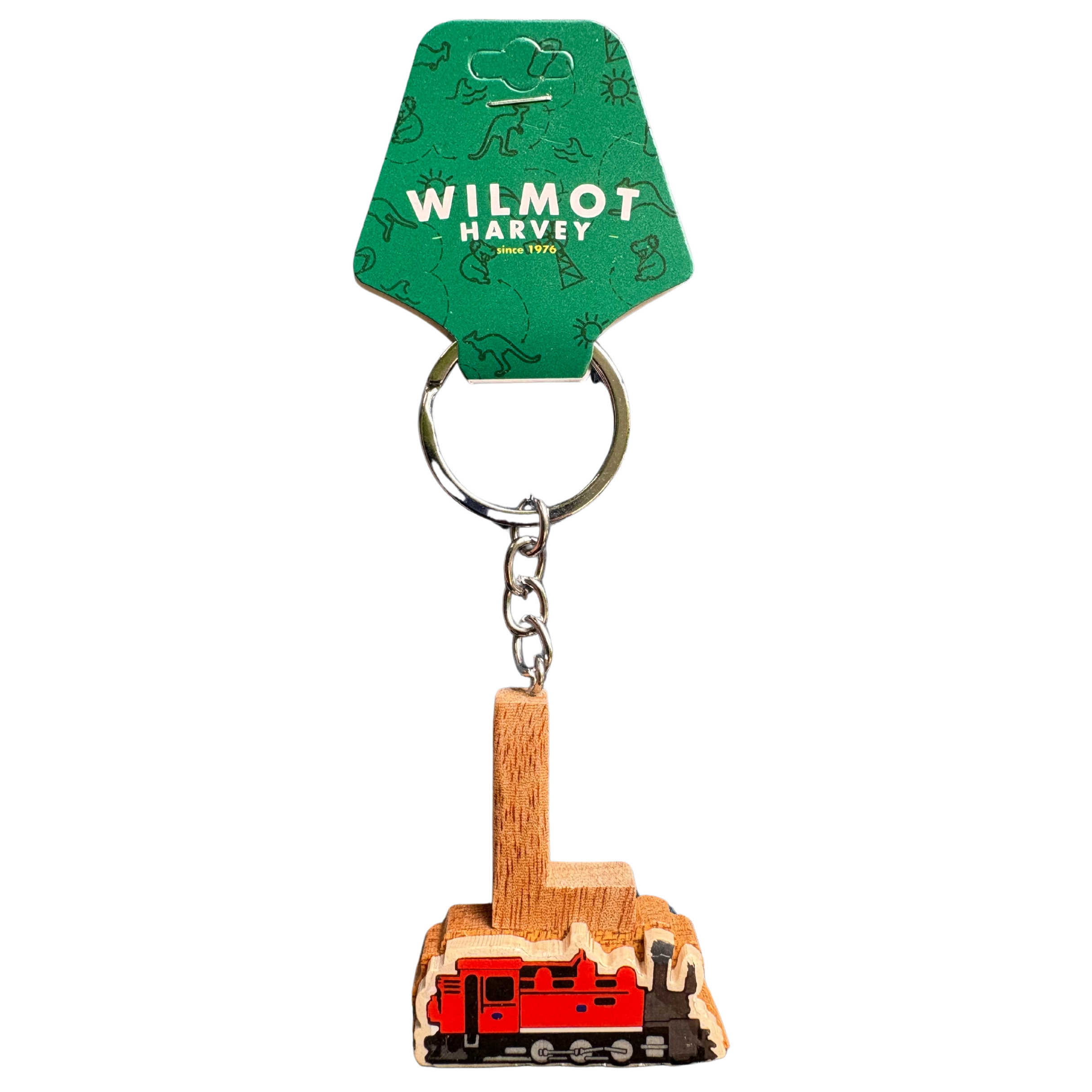 Timber Keyring - Alphabet Train Range