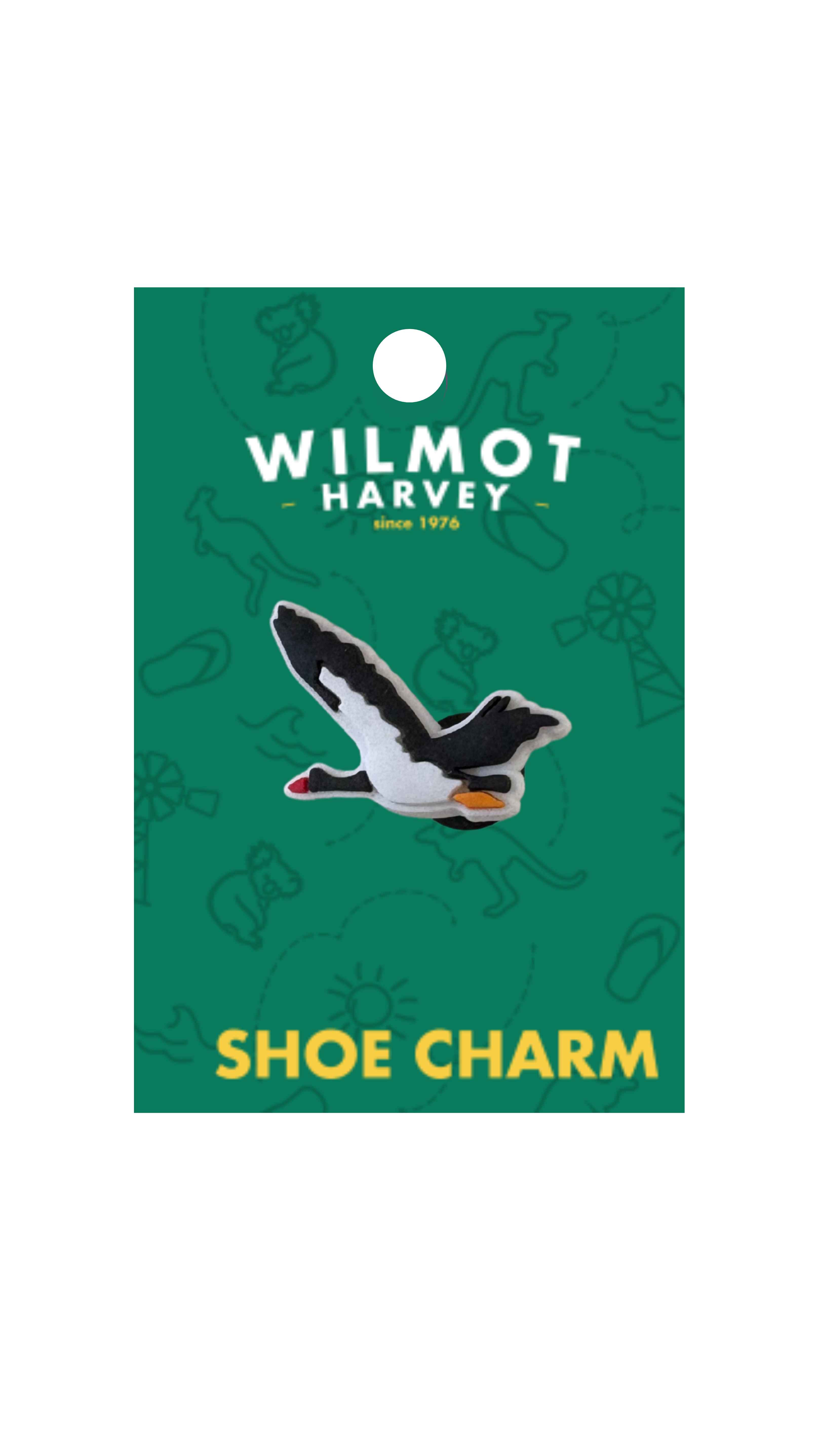 Shoe Charm - Magpie Goose