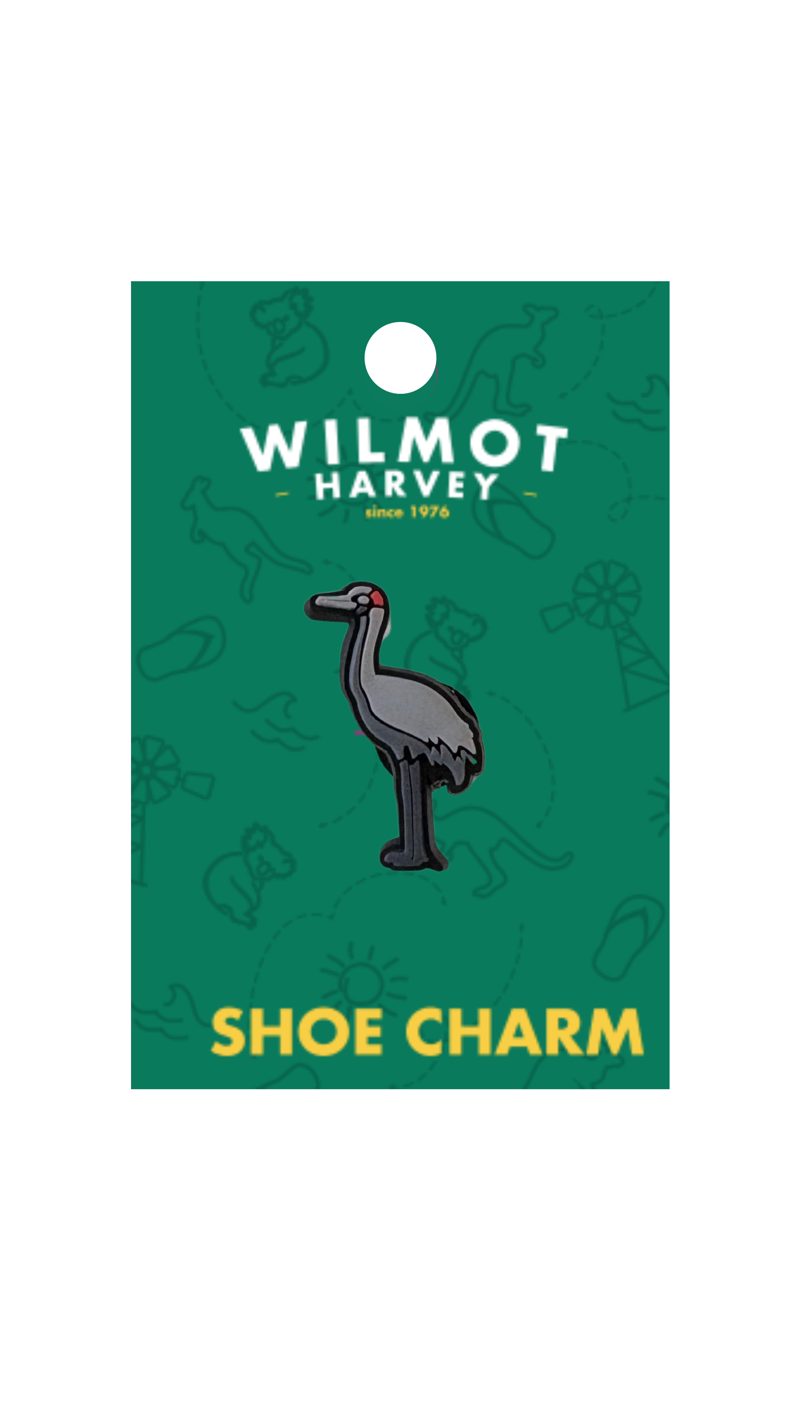 Shoe Charm - Brolga - Wilmot Harvey