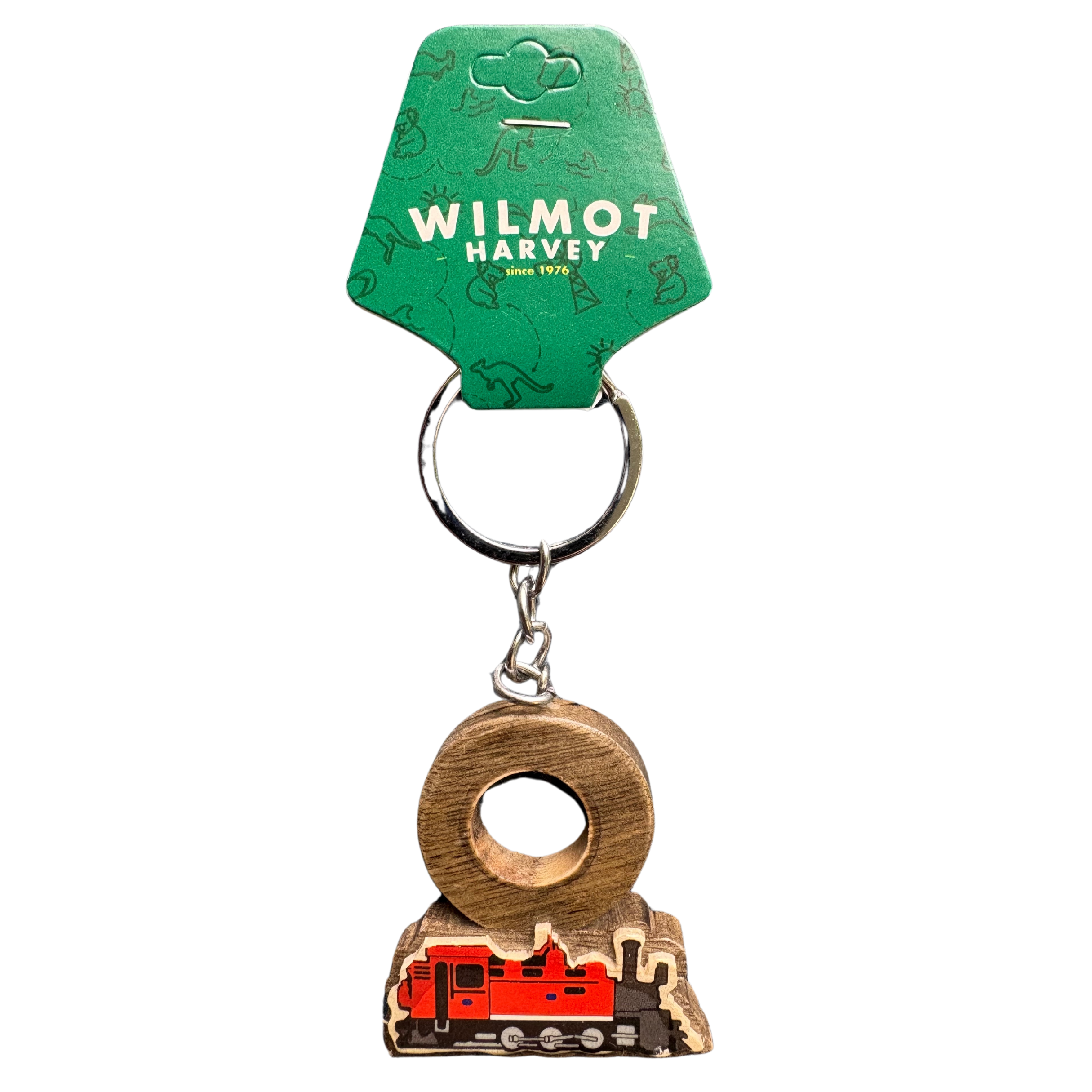 Timber Keyring - Alphabet Train Range