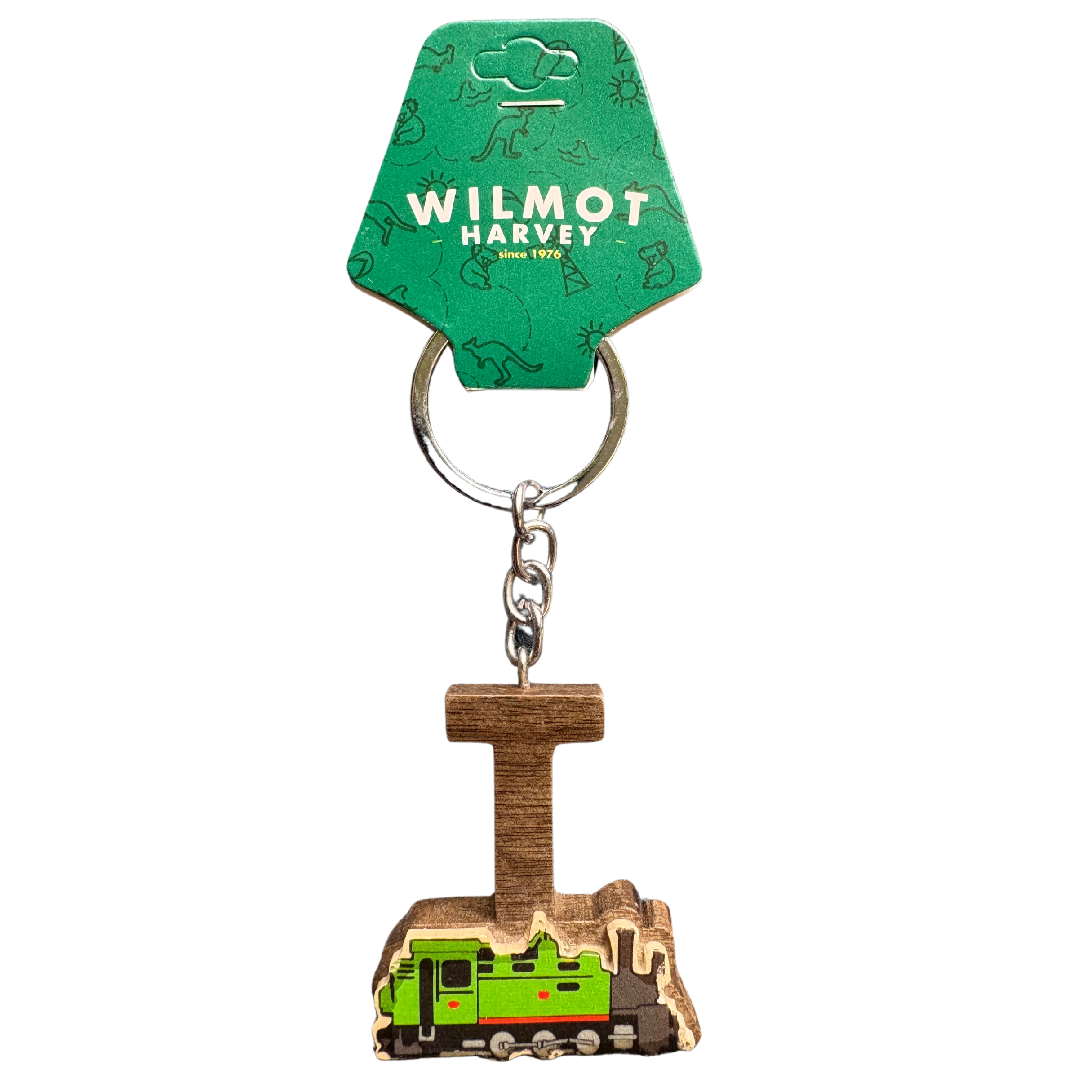 Timber Keyring - Alphabet Train Range