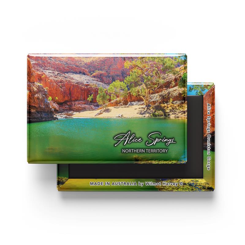 Tin Fridge Magnet - Alice Springs Ormiston Gorge