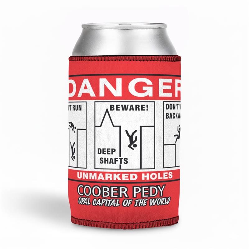 Stubby Holder - Coober Pedy Unmarked Drinking Holes - Wilmot Harvey