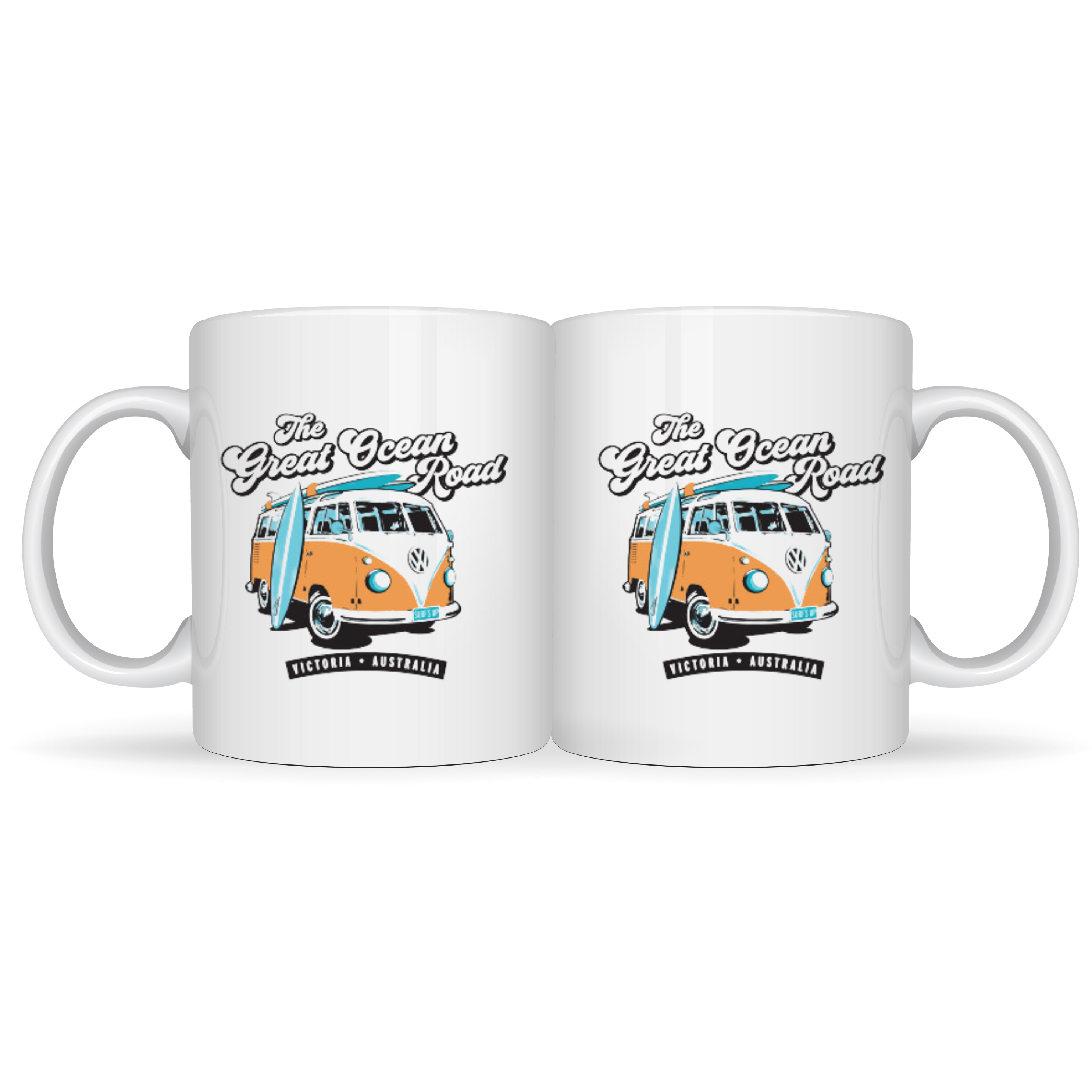 Ceramic Coffee Mug - Great Ocean Road Kombi Van