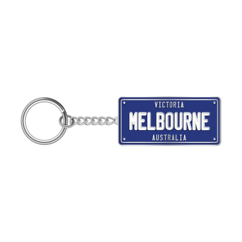 Number Plate Keyring - Melbourne