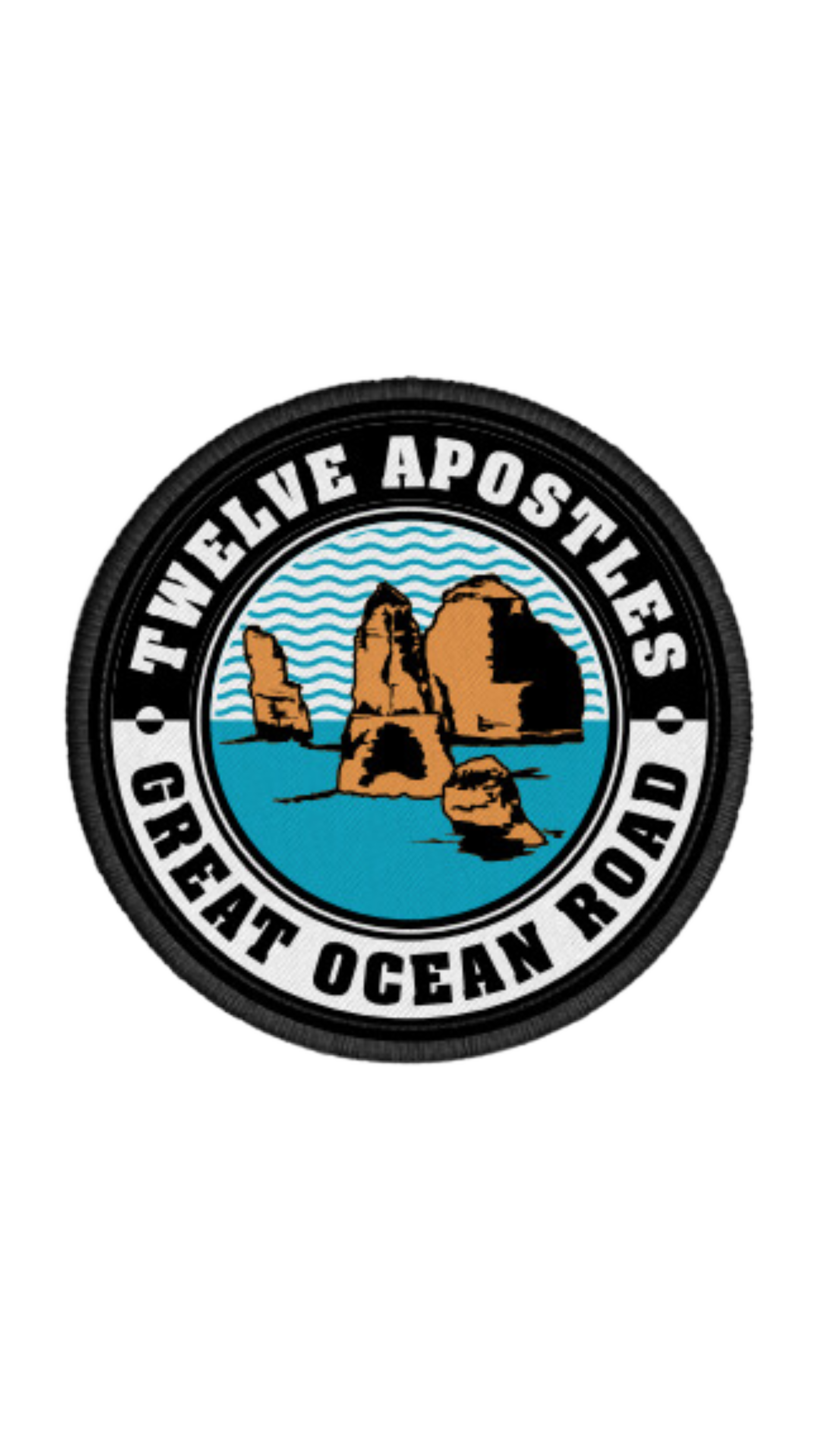 Woven Patch - Great Ocean Road Twelve Apostles Circle - Wilmot Harvey