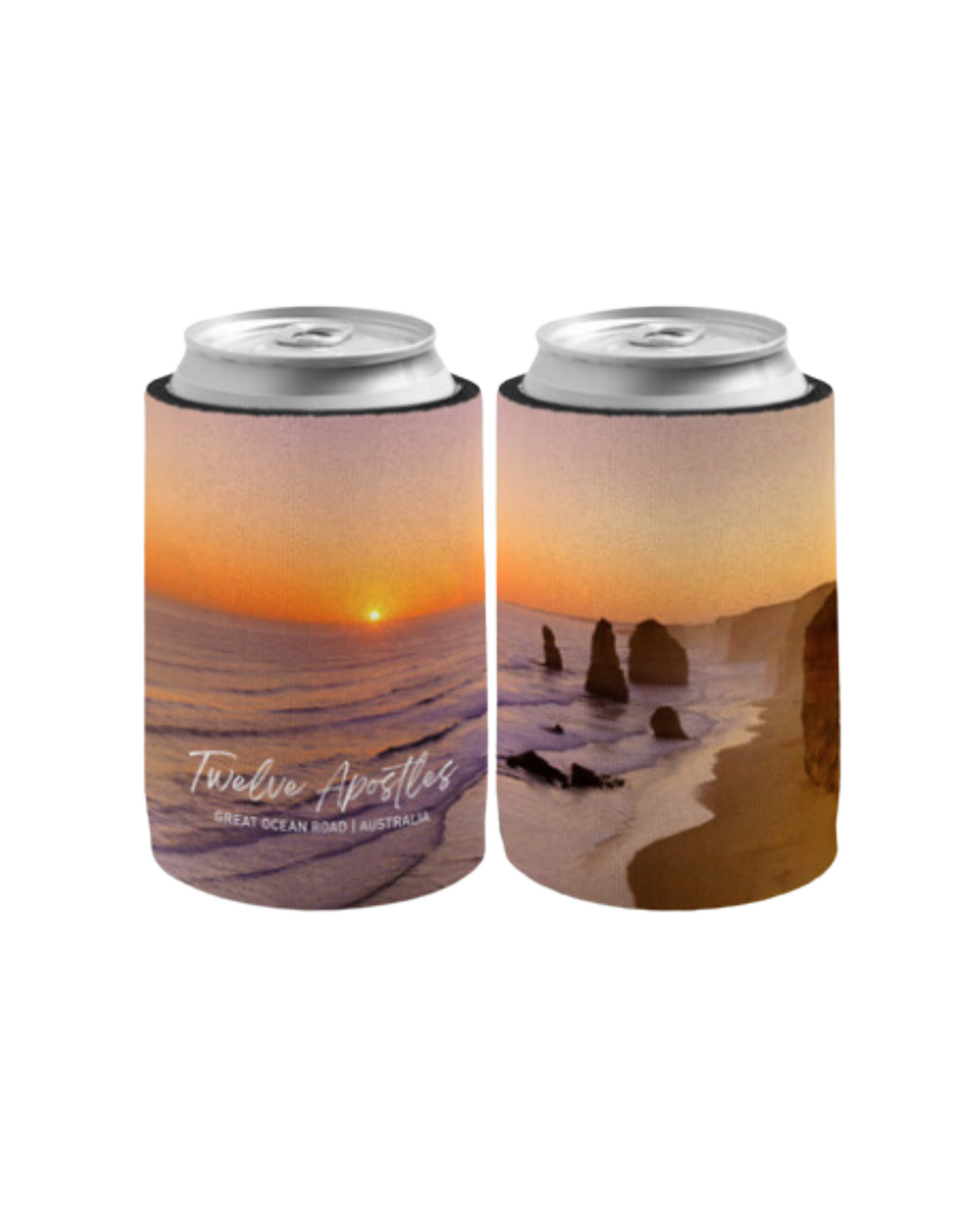 Stubby Holder - Twelve Apostles Great Ocean Road Gold Sunset