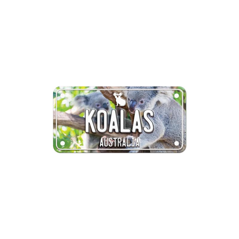 Number Plate Magnet - Koalas Image
