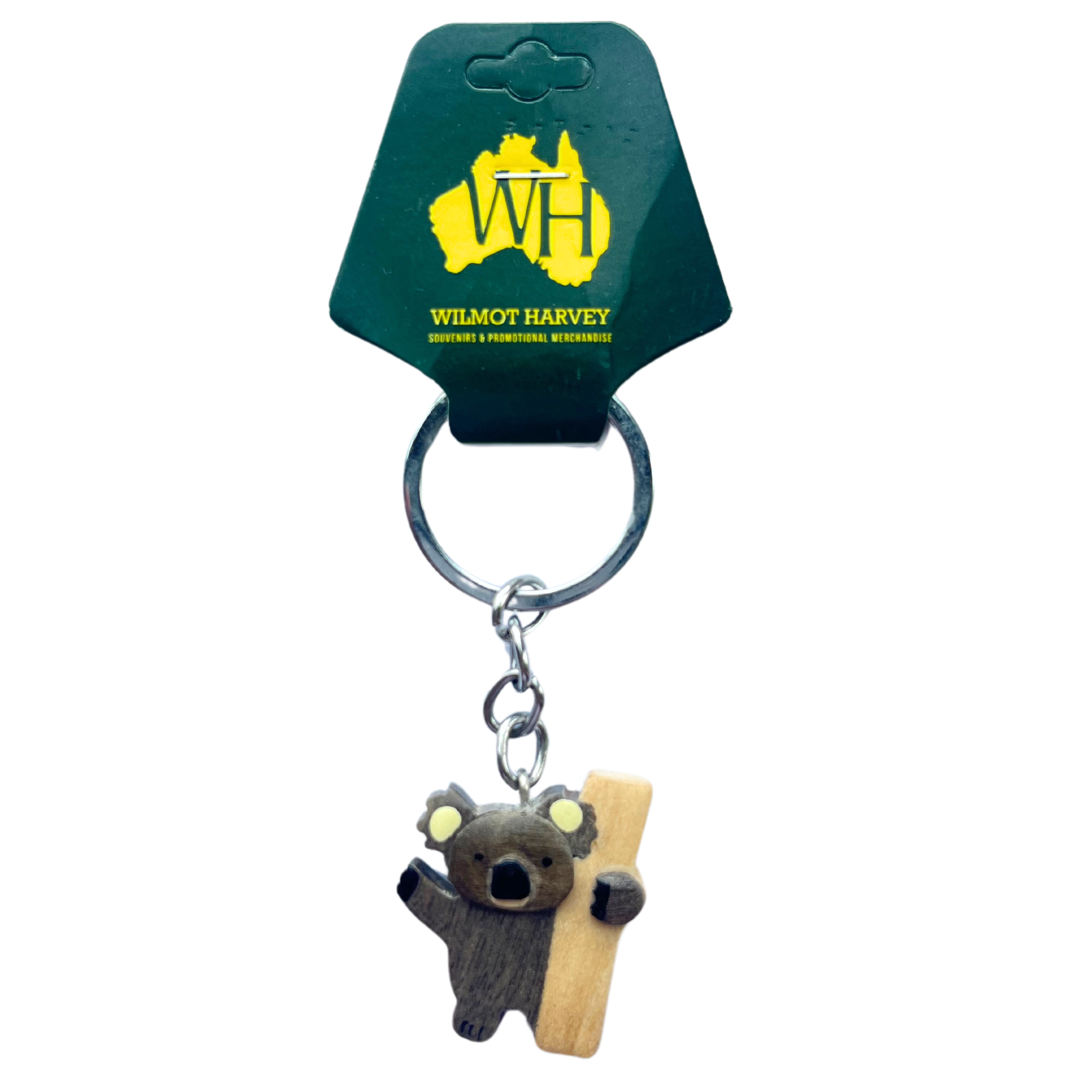 Timber Keyring - Alphabet Koala Range - Wilmot Harvey