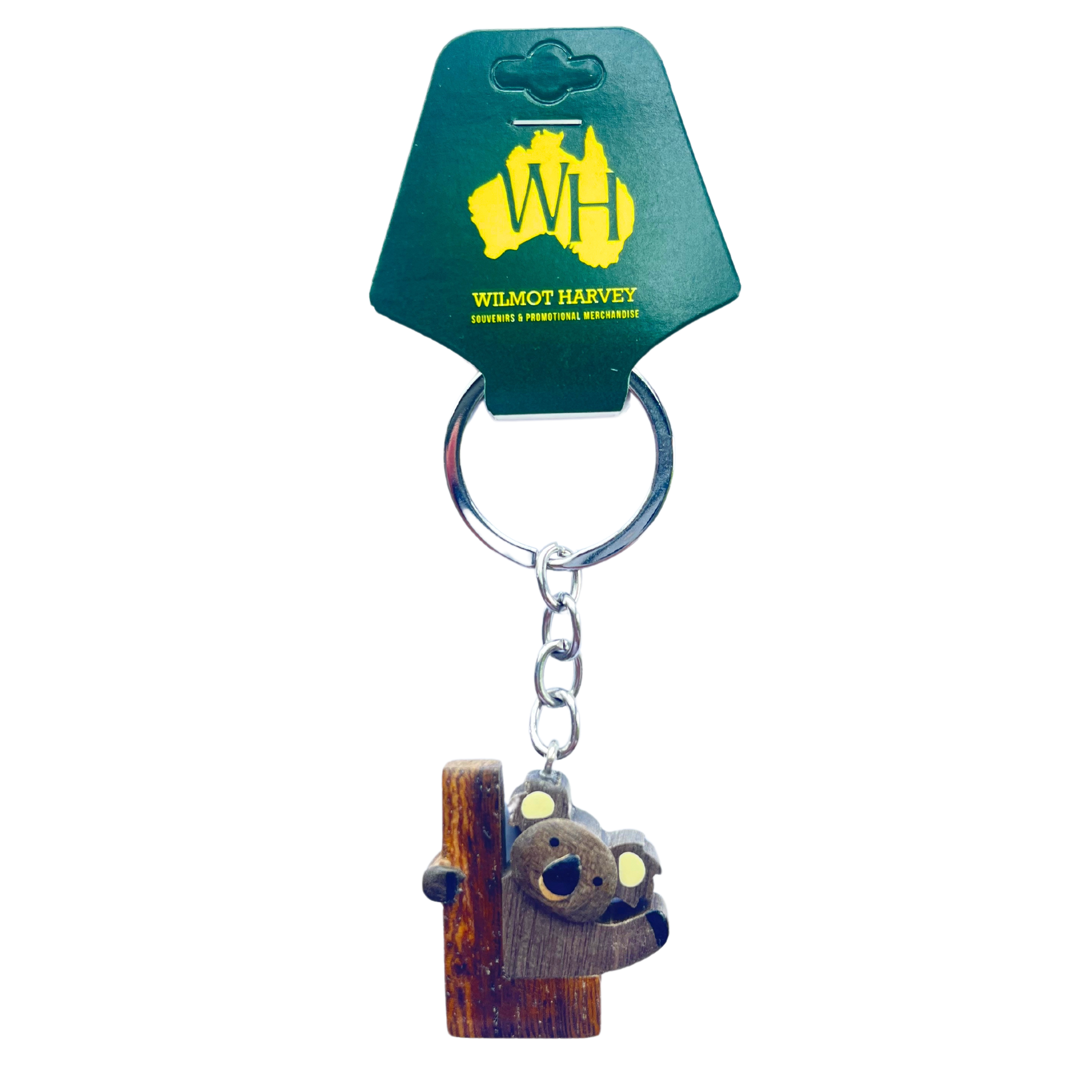 Timber Keyring - Alphabet Koala Range - Wilmot Harvey