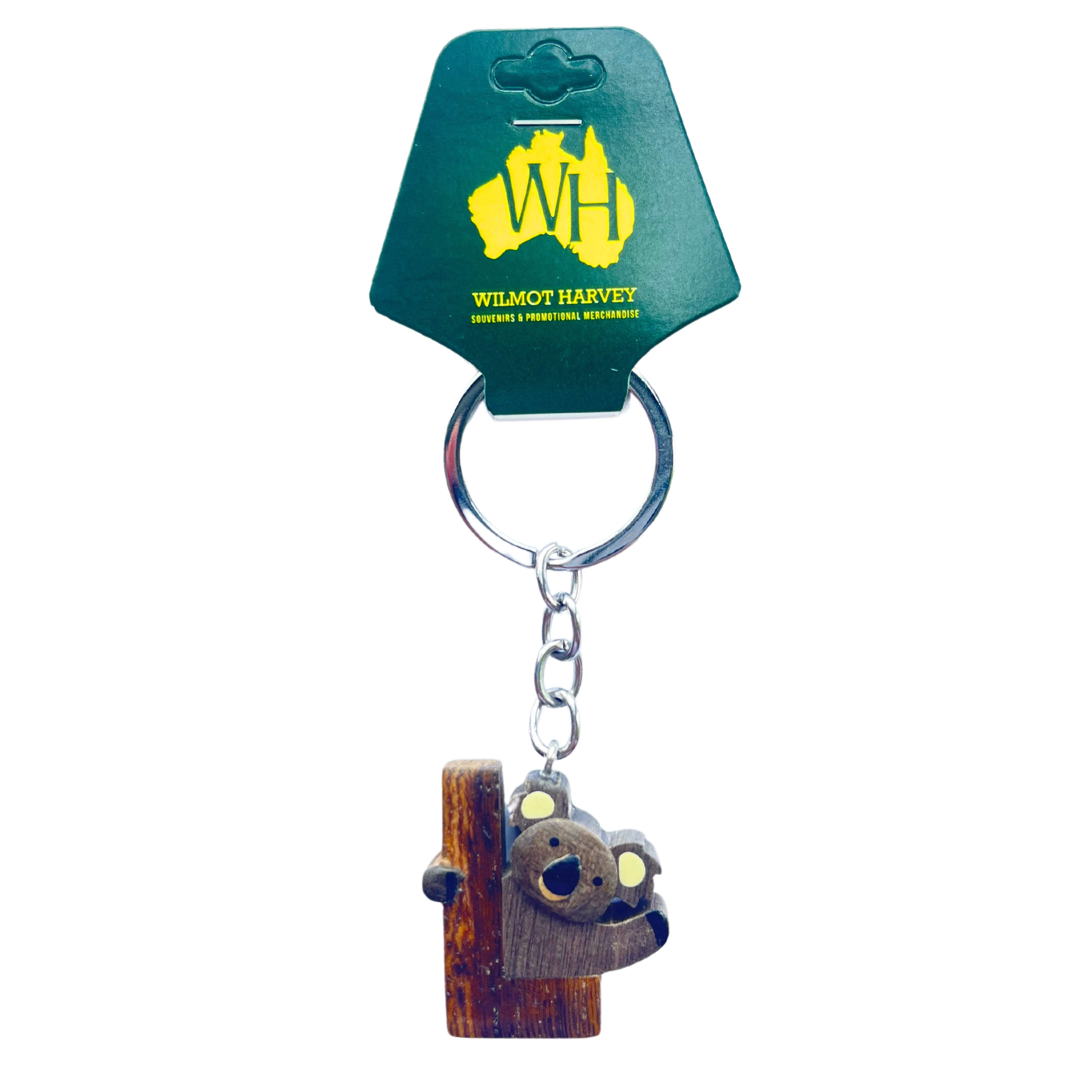 Timber Keyring - Alphabet Koala Range - Wilmot Harvey