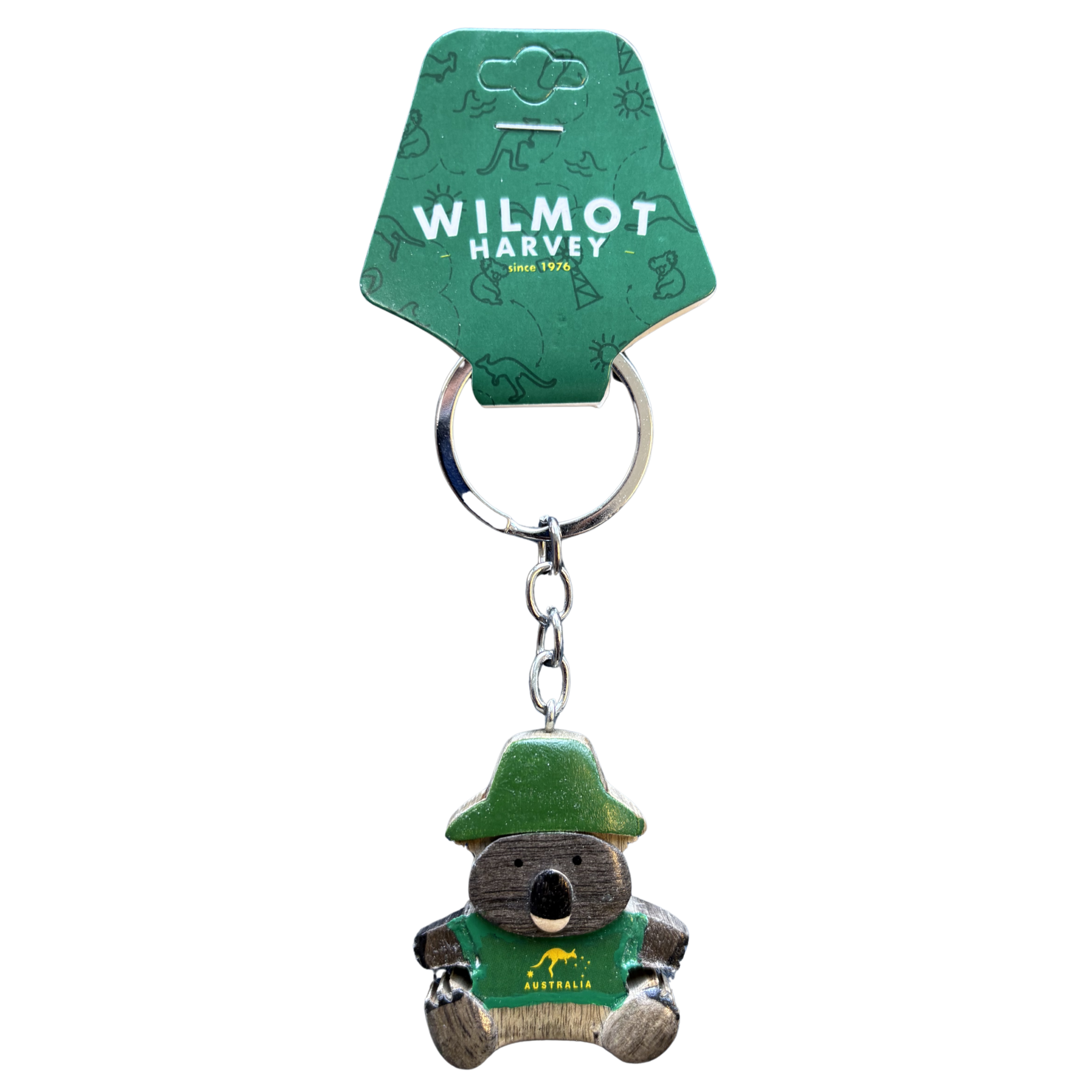 Timber Keyring - Koala Green T-shirt