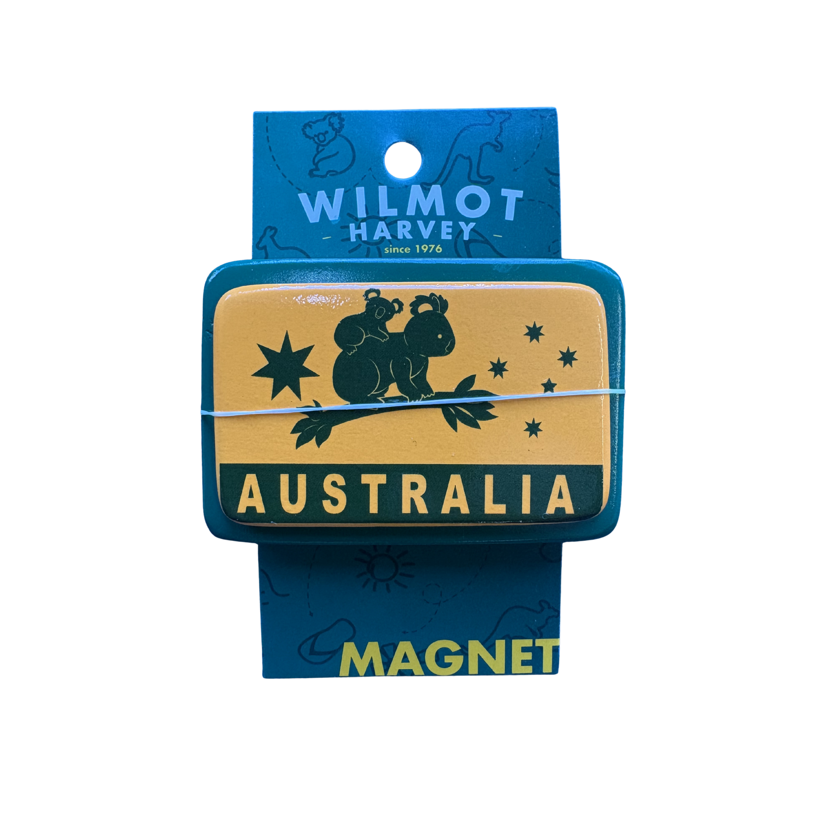 Timber Magnet - Koala Green and Gold
