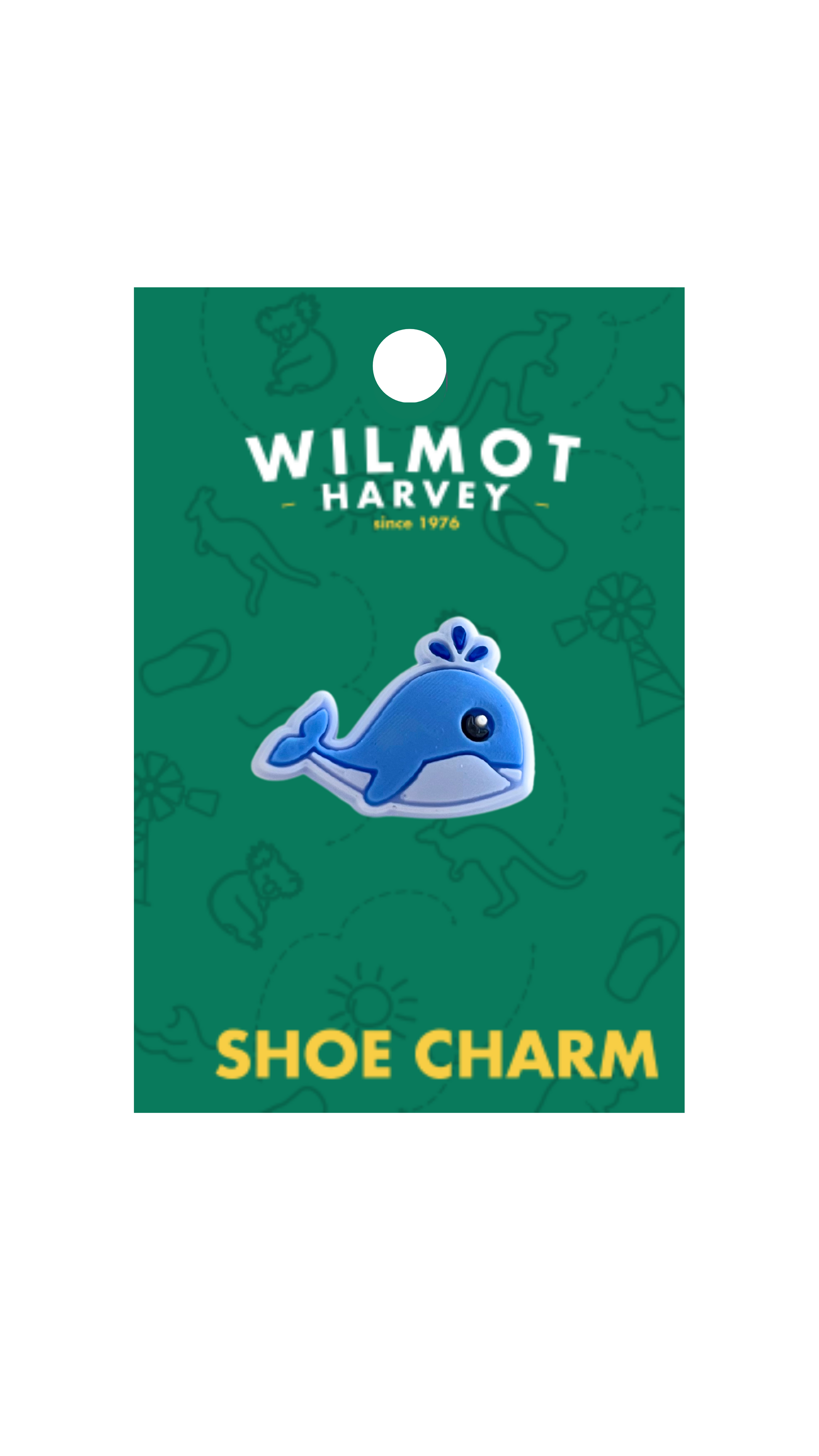 Shoe Charm - Whale - Wilmot Harvey