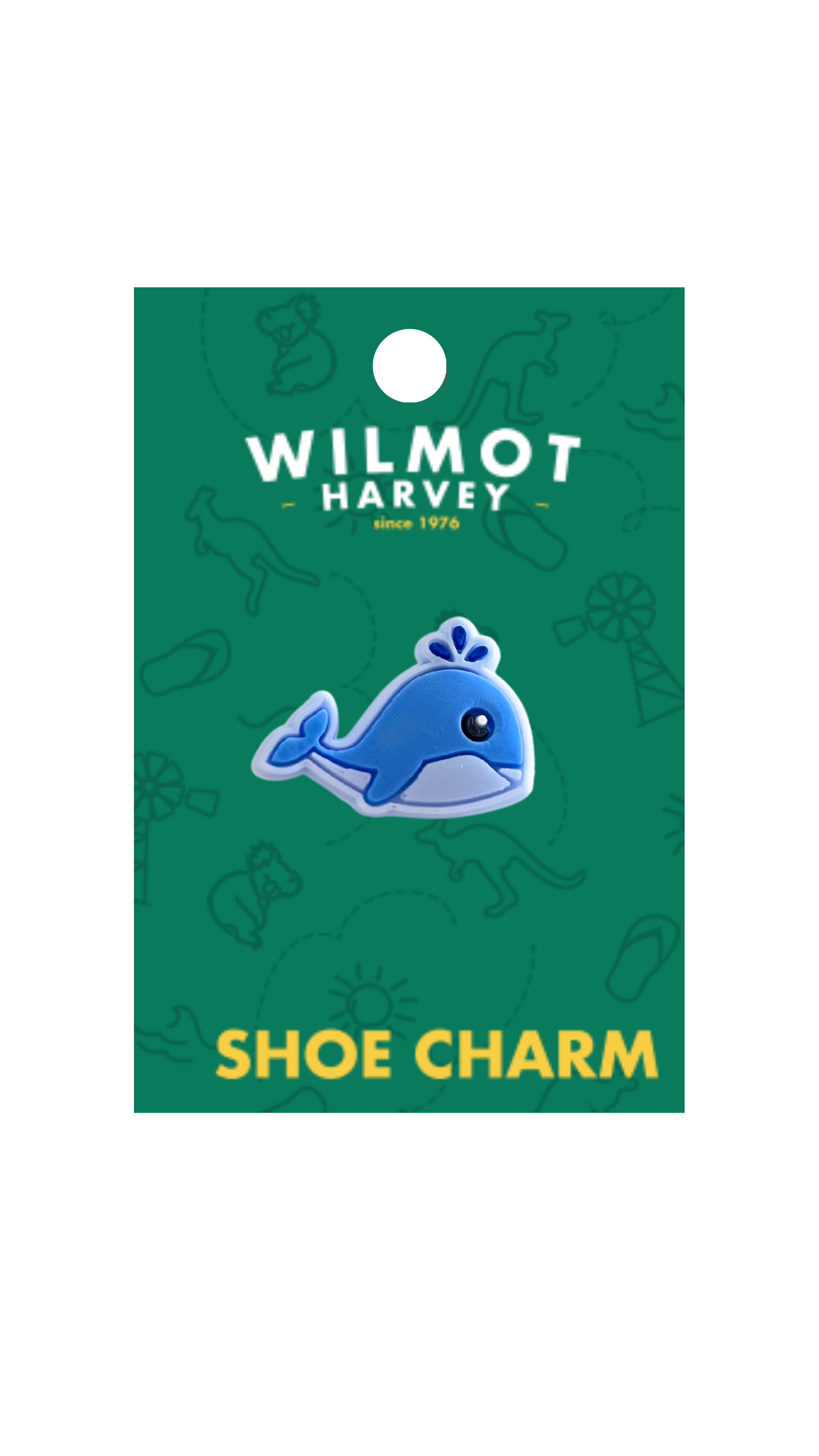 Shoe Charm - Whale - Wilmot Harvey