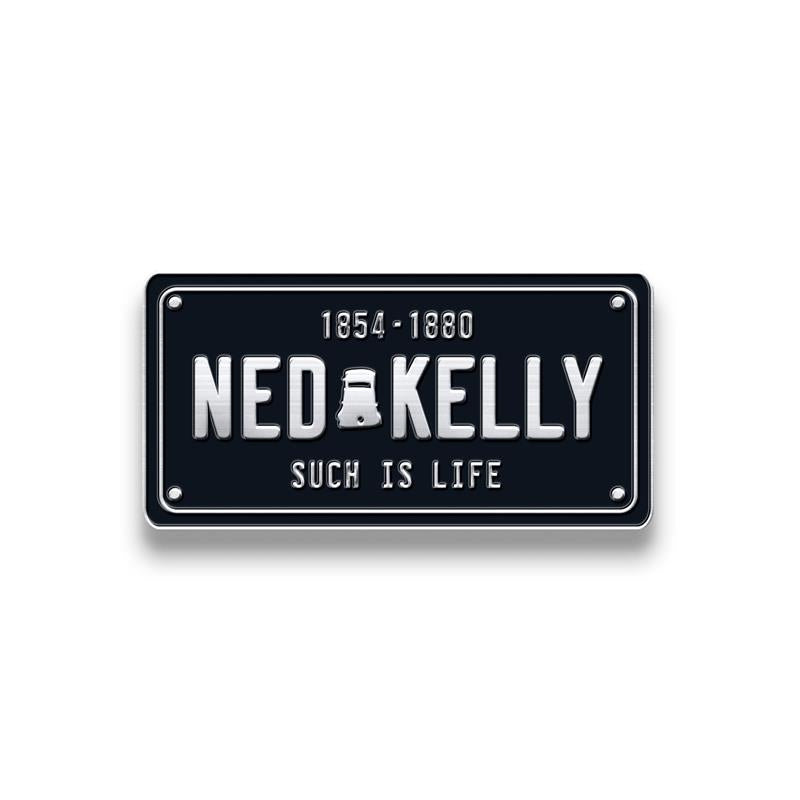 Hat Badge - Ned Kelly Number Plate