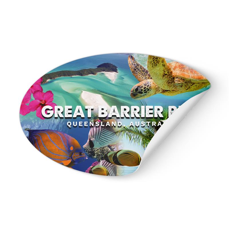 Sticker - Great Barrier Reef Oval