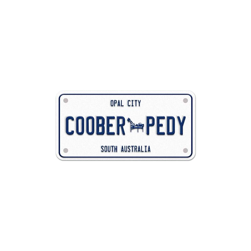 Number Plate Magnet - Coober Pedy