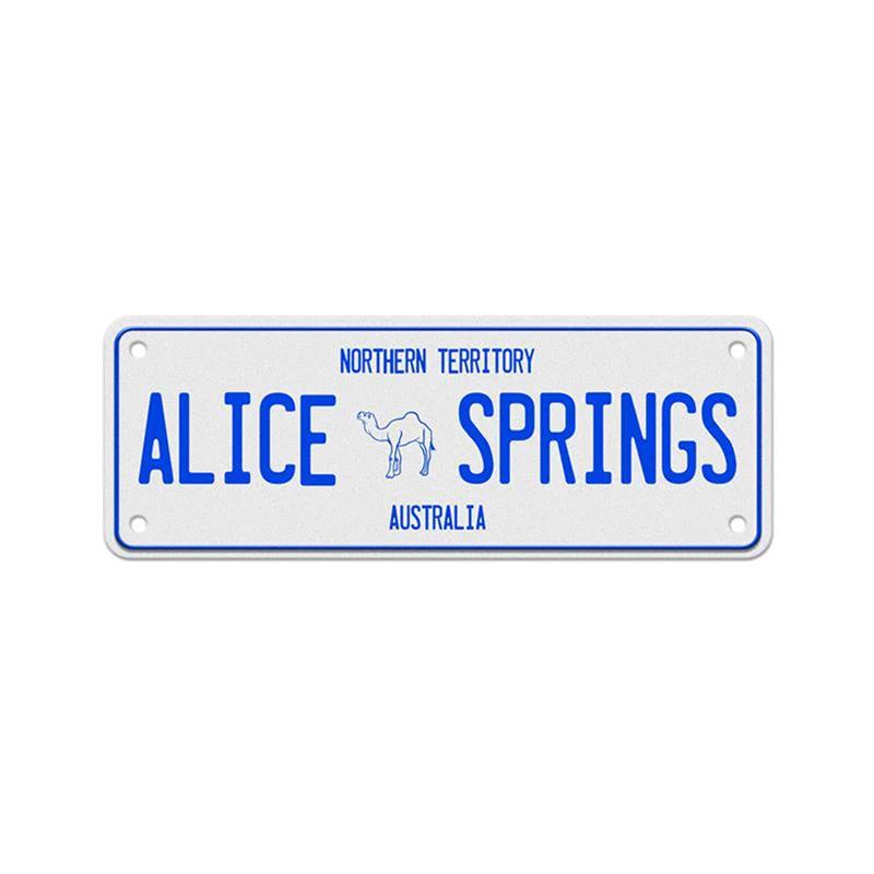Number Plate Full Size - Alice Springs