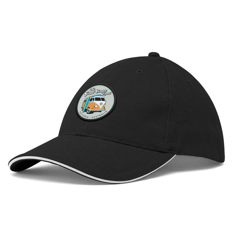 Cap with Great Ocean Road Kombi Van Woven Patch