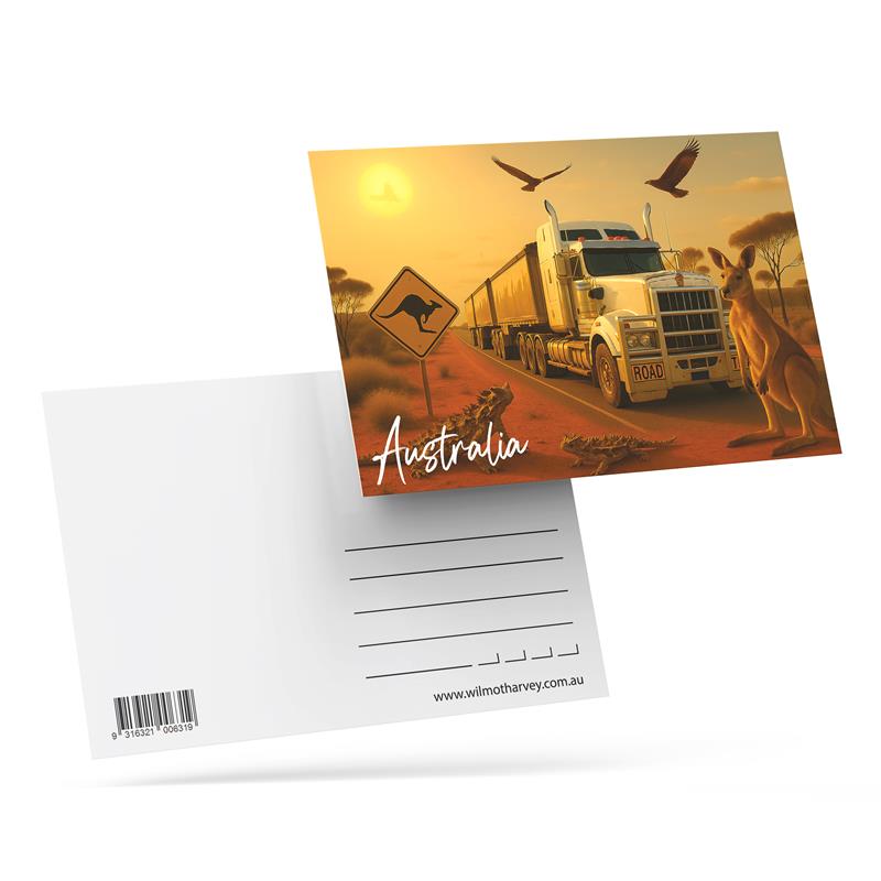 3D Postcard - Outback Scene