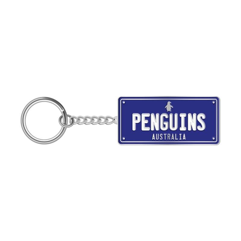 Number Plate Keyring - Penguins