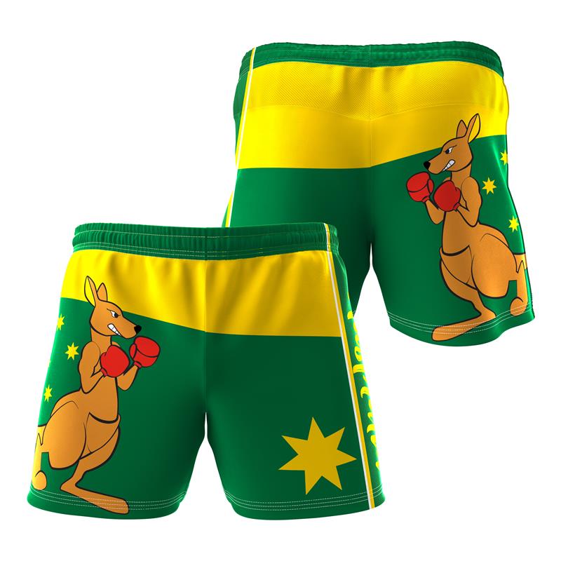 Sublimated Shorts - Boxing Kangaroo