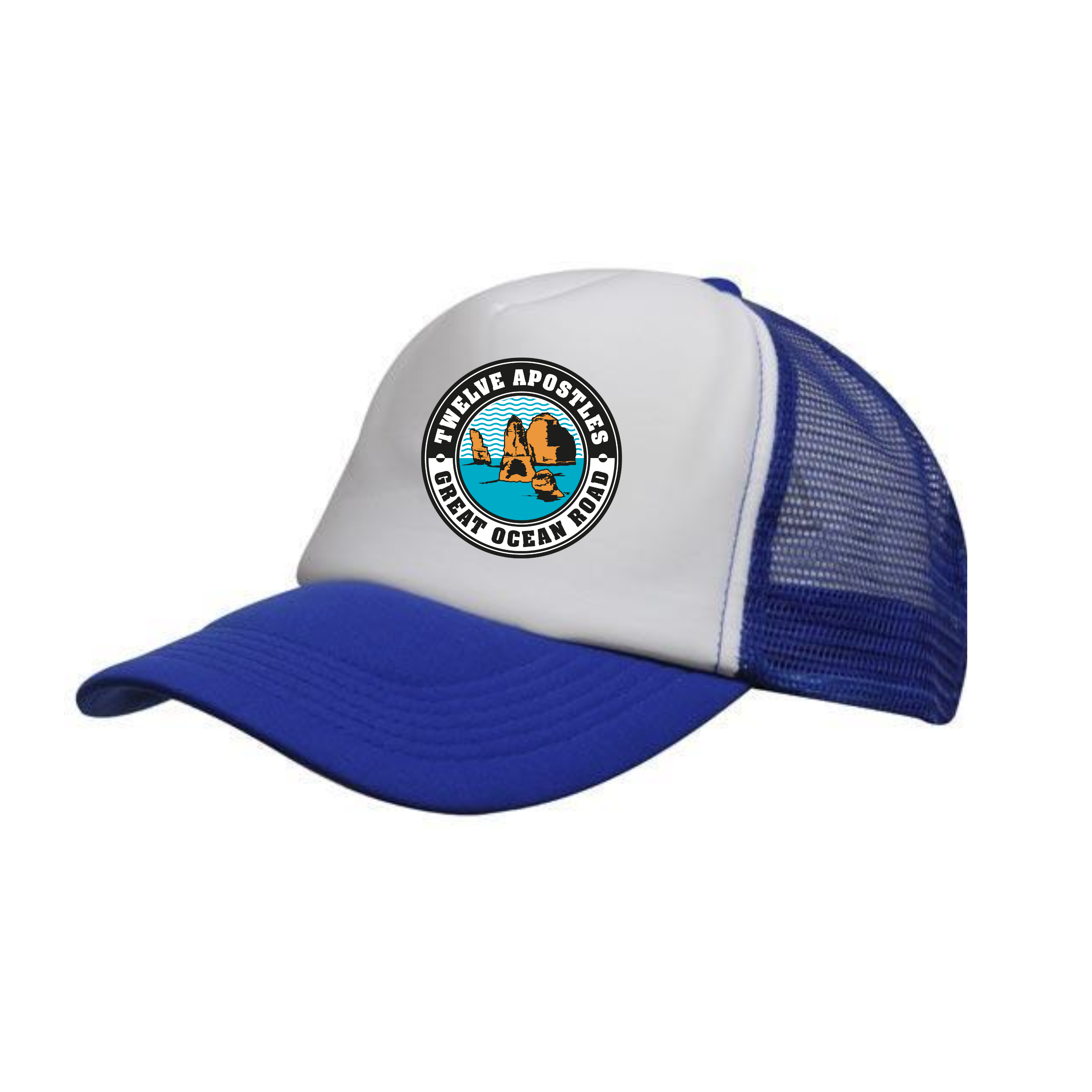 Trucker Cap with Woven Patch - Great Ocean Road 12 Apostles