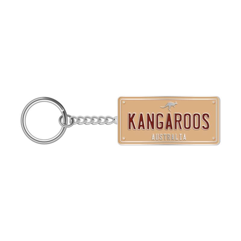 Number Plate Keyring - Kangaroos