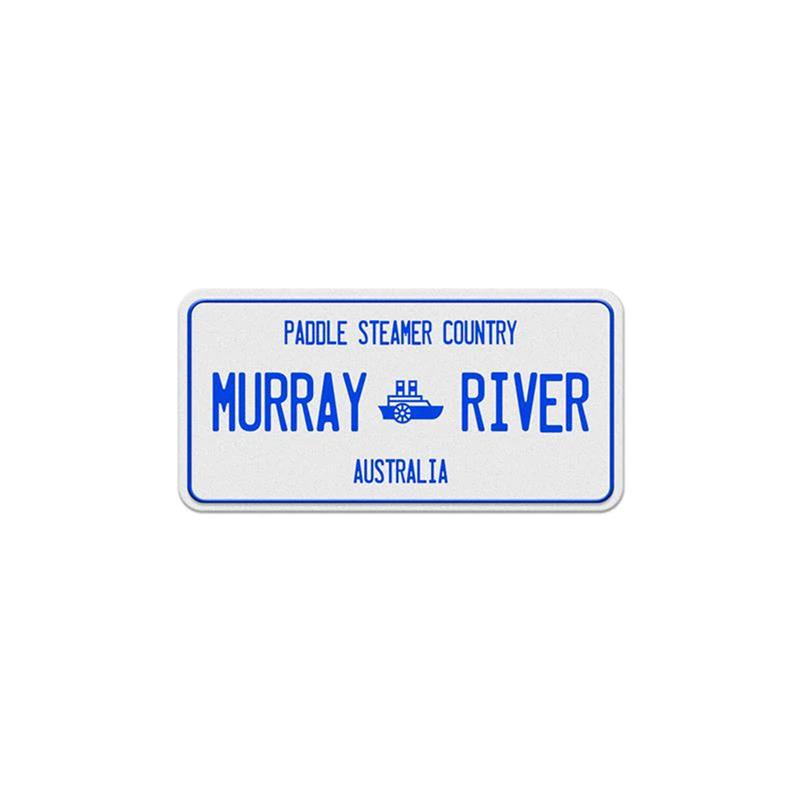 Number Plate Magnet - Murray River Rectangle