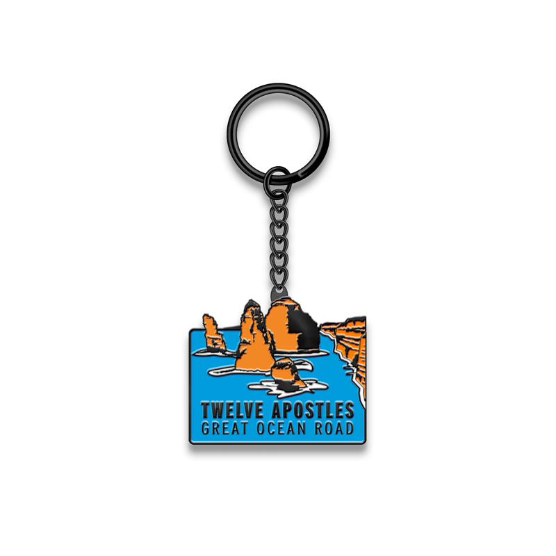 Enamel Keyring - Great Ocean Road 12 Apostles