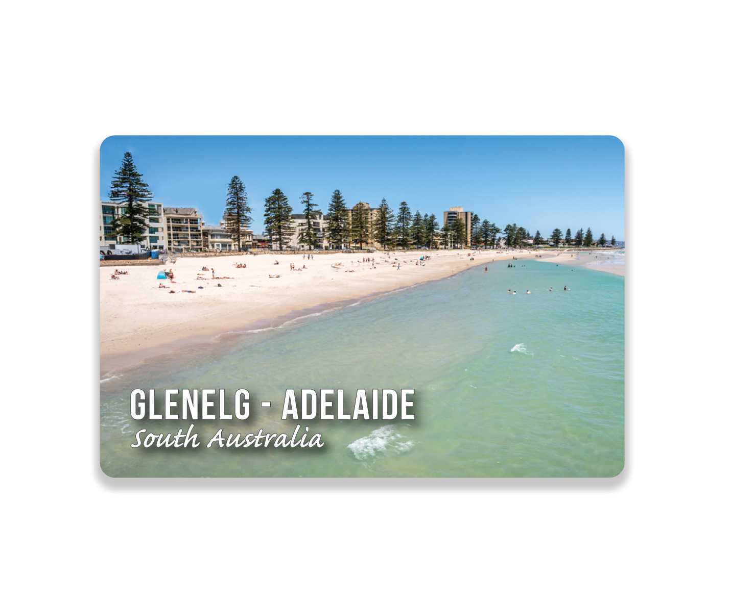 Fridge Magnet - Glenelg Beach Image