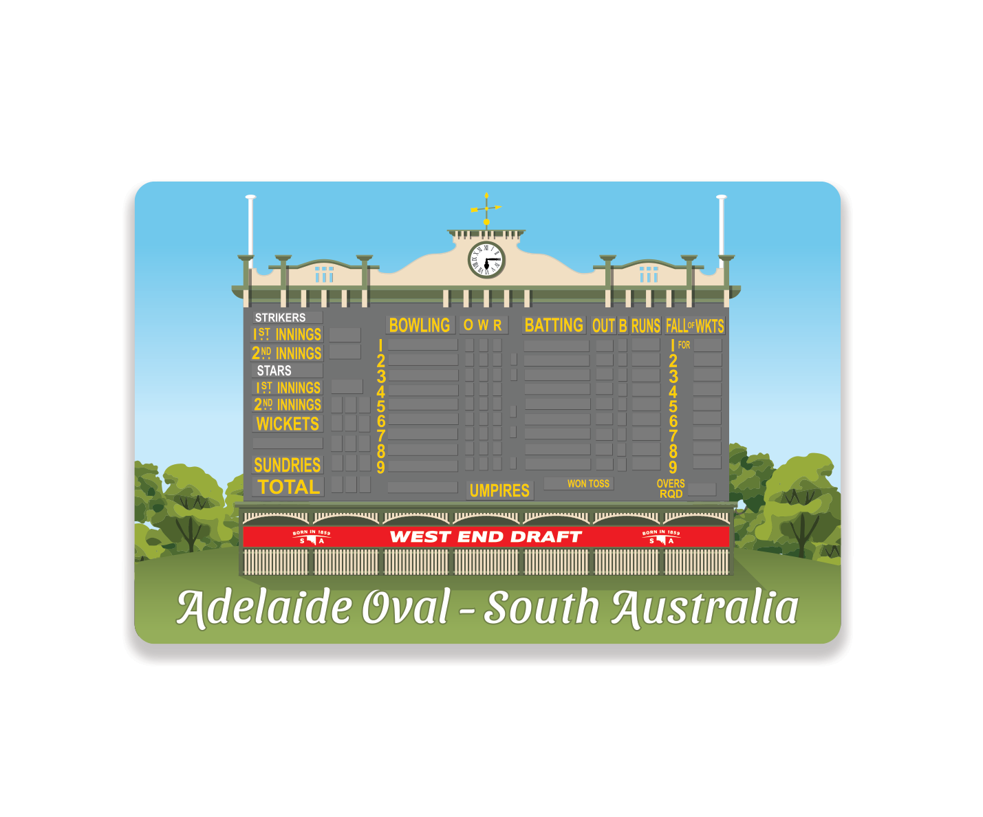 Fridge Magnet - Adelaide Oval