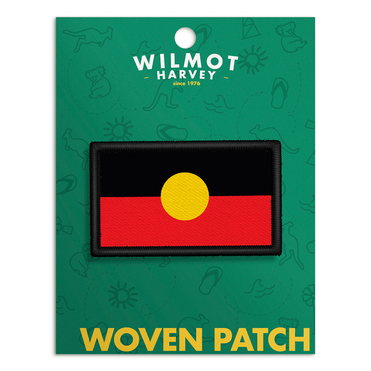 Woven Patch - Aboriginal Flag - Wilmot Harvey