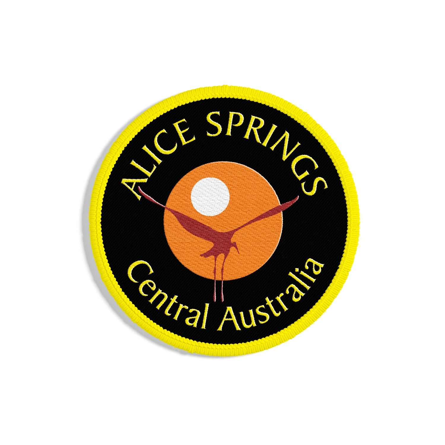 Woven Patch - Alice Springs Central Australia Black