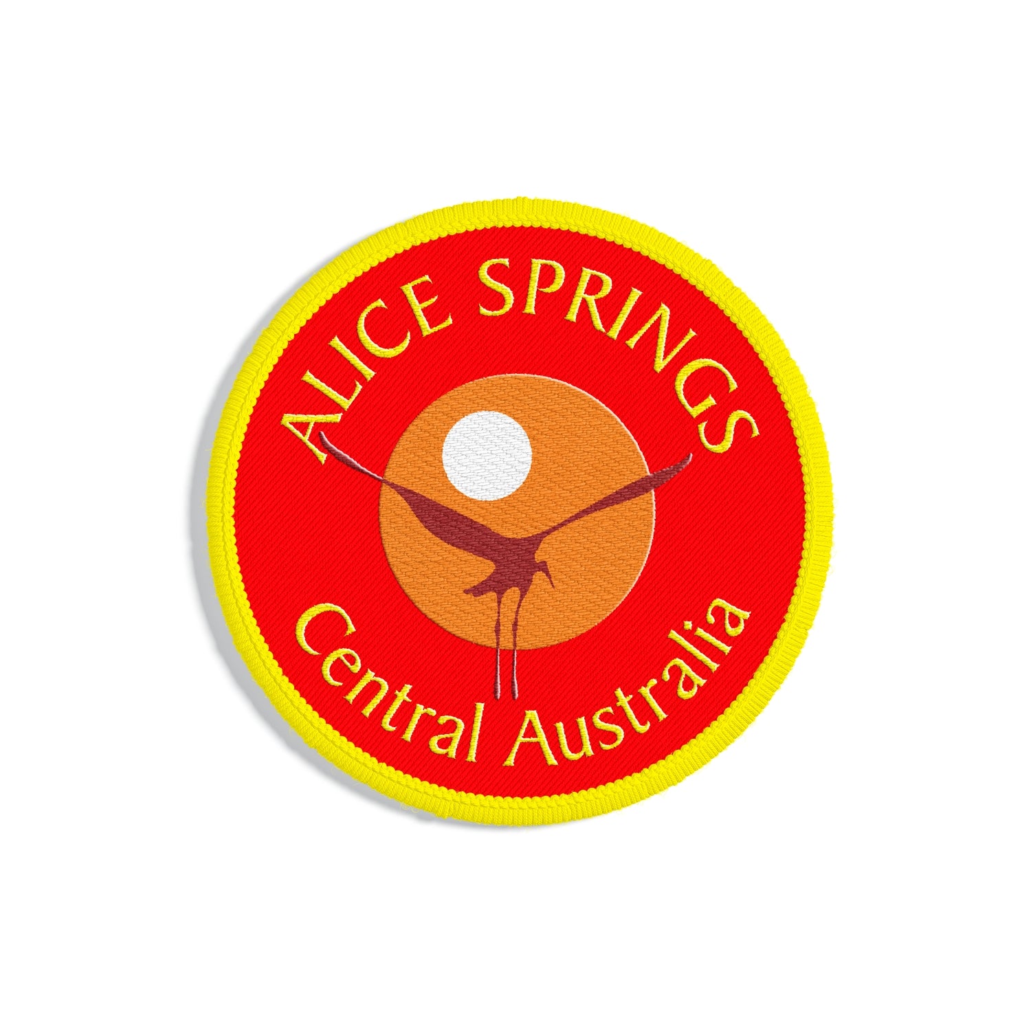 Woven Patch - Alice Springs Central Australia Red