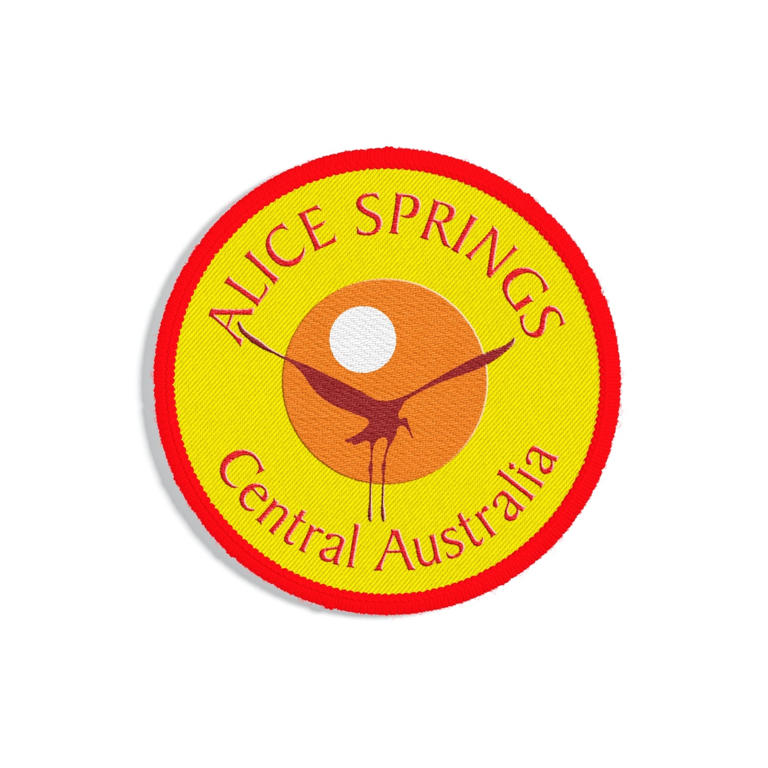 Woven Patch - Alice Springs Central Australia Yellow