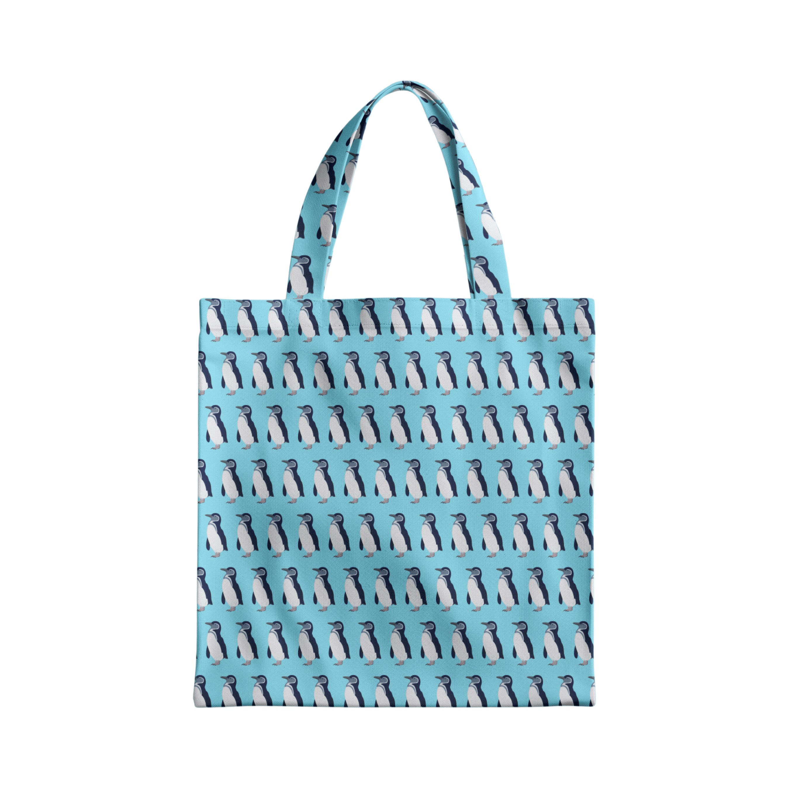 Fold-Up Reusable Bag - Penguin Blue - Wilmot Harvey