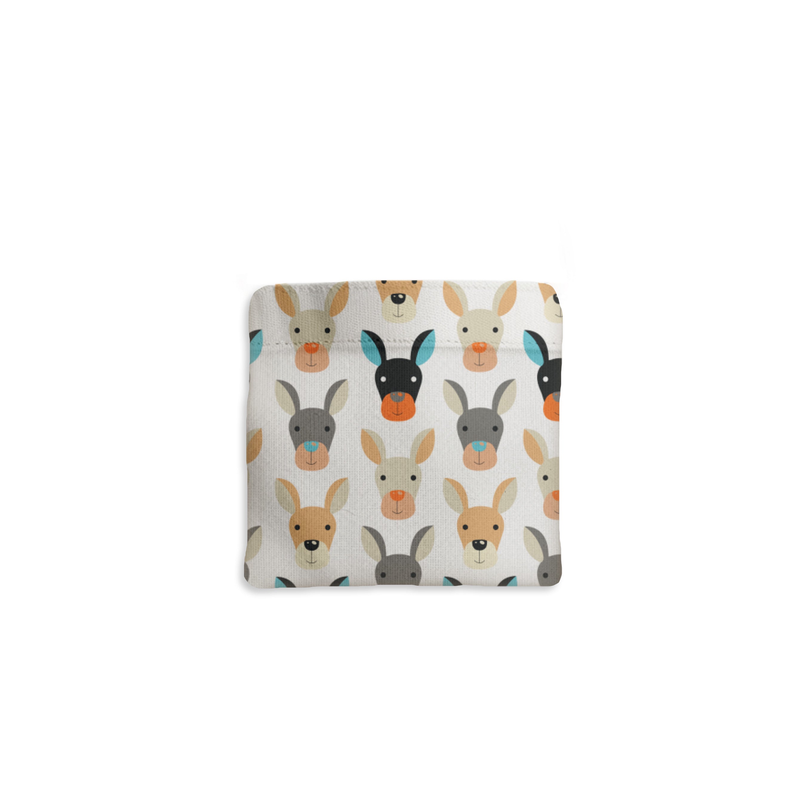 Fold-Up Reusable Bag - Kangaroo Head