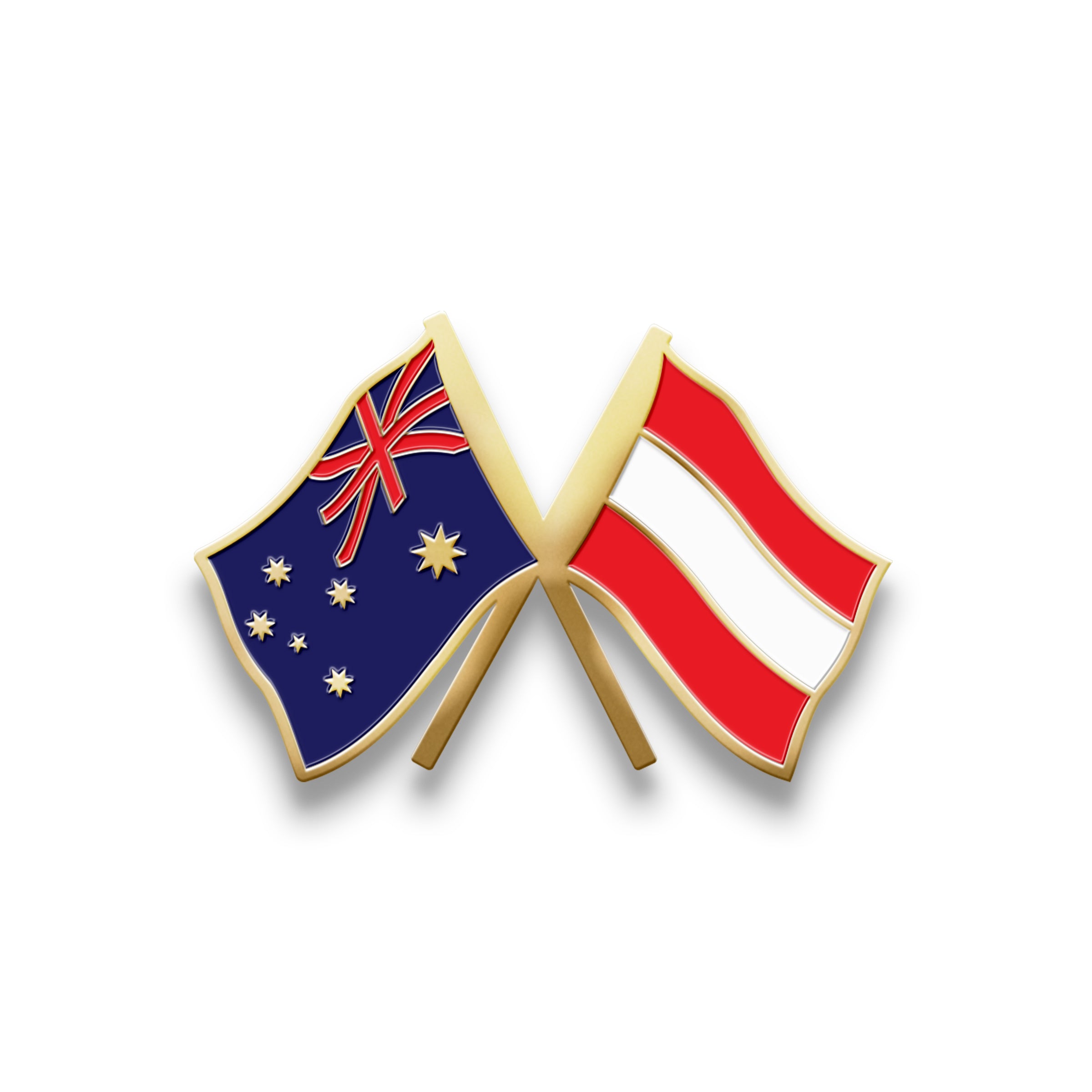 Hat Badge - Australia/Austria