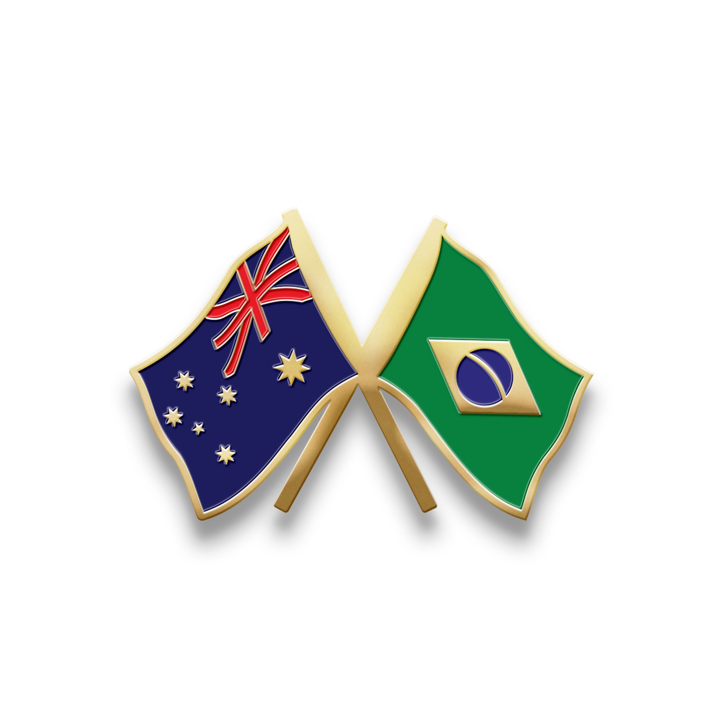 Hat Badge - Australia/Brazil