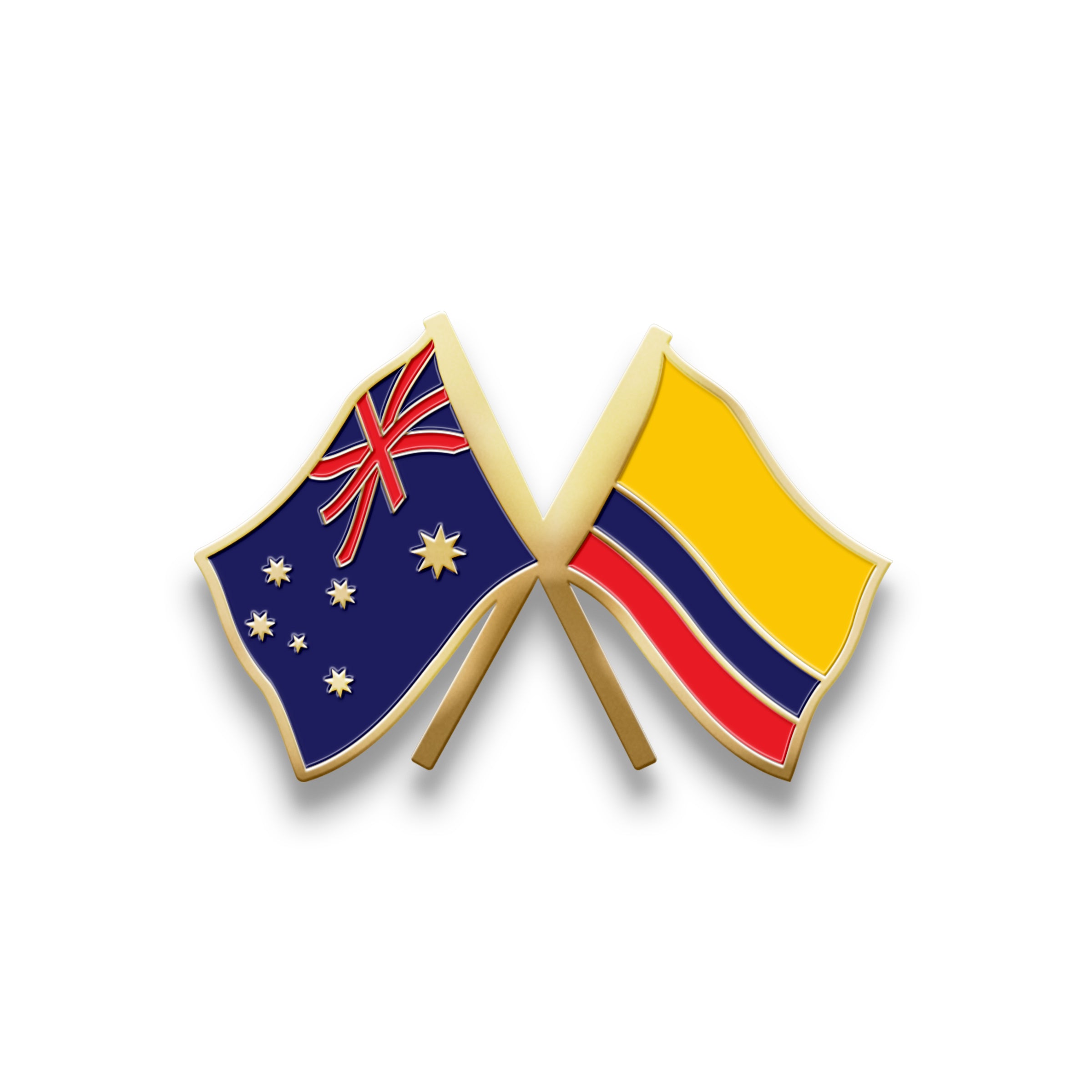 Hat Badge - Australia/Colombia