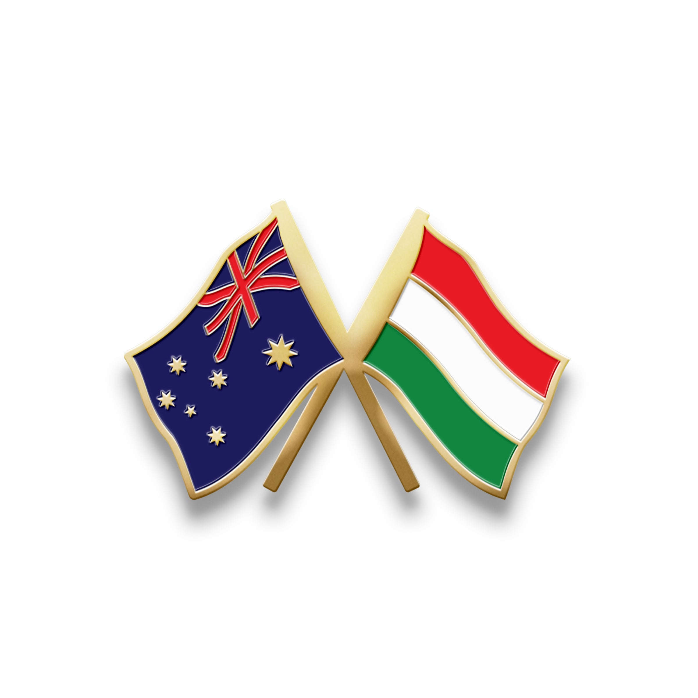 Hat Badge - Australia/Hungary