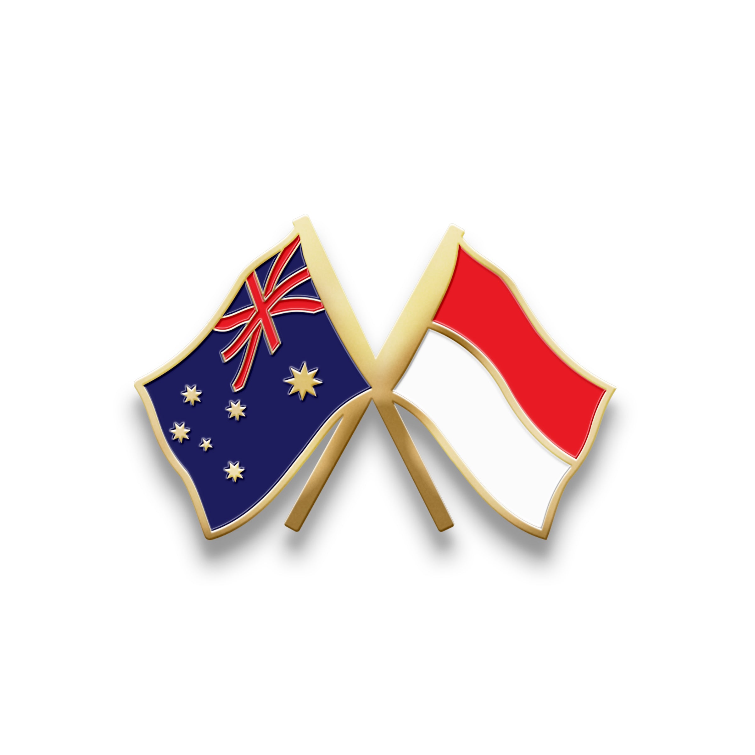Hat Badge - Australia/Indonesia